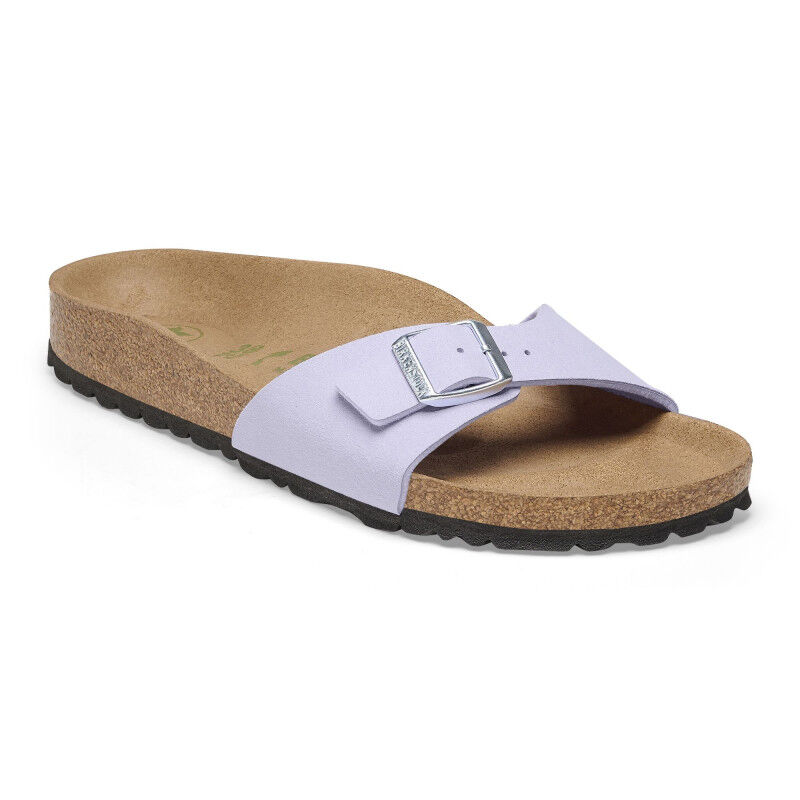 Birkenstock Madrid Synthetics - Sandales Soft Birki Vegan Purple Fog 36 - Normal