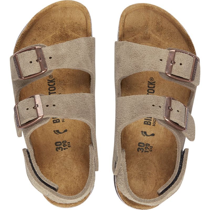 Birkenstock Milano HL Kids Suede Leather - Dětské sandály | Hardloop
