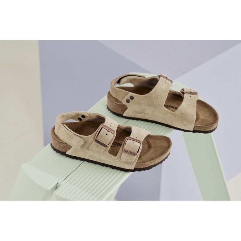 Birkenstock Milano HL Kids Suede Leather - Sandaalit - Lasten | Hardloop