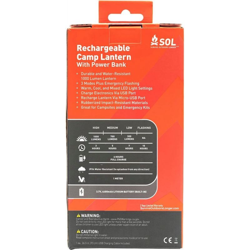 Sol Camp Lantern Recharge - Cargador solar