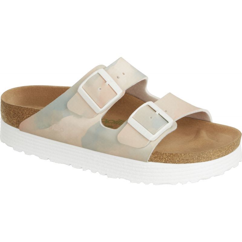 Birkenstock Arizona Platform Vegan Birko-Flor - Sandalen - Dames | Hardloop