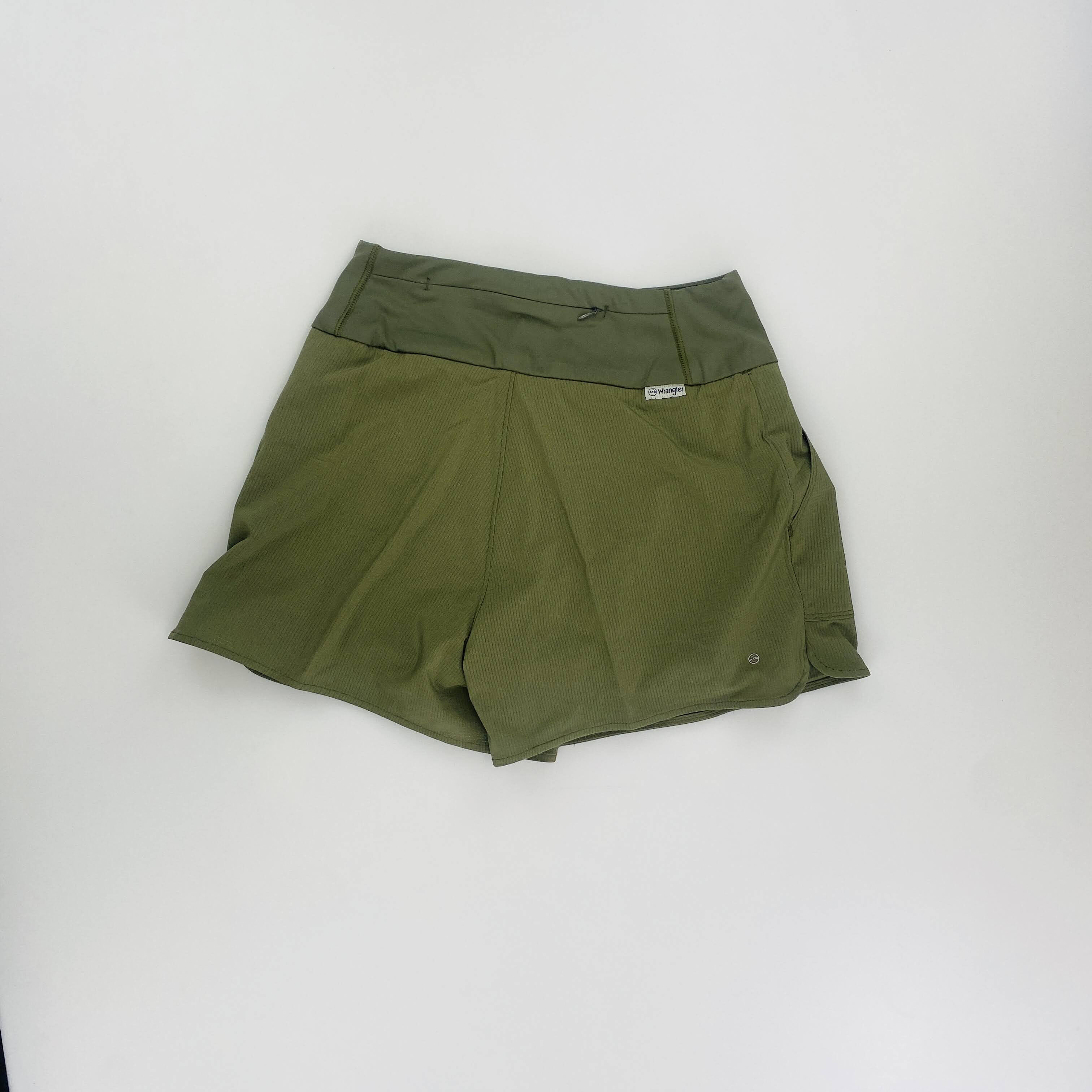 Wrangler Mixed Material Short - Second Hand Shorts - Dam - Vert Olive - S | Hardloop