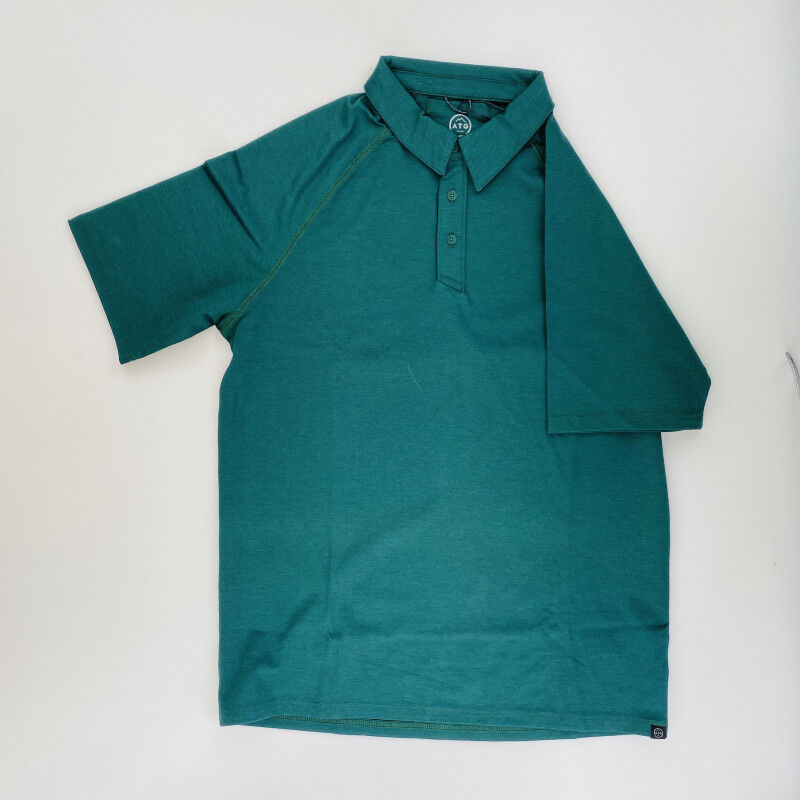 Wrangler Ss Performance Polo - Tweedehands Poloshirt - Heren - Groente - XL | Hardloop