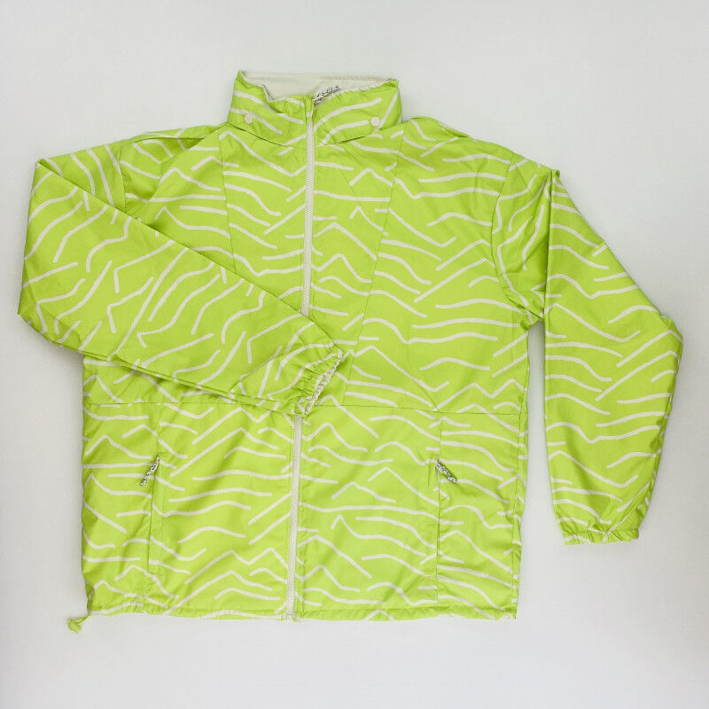 Reversible Windbreaker - Second Hand Vindjacka - Dam - Grön - S
