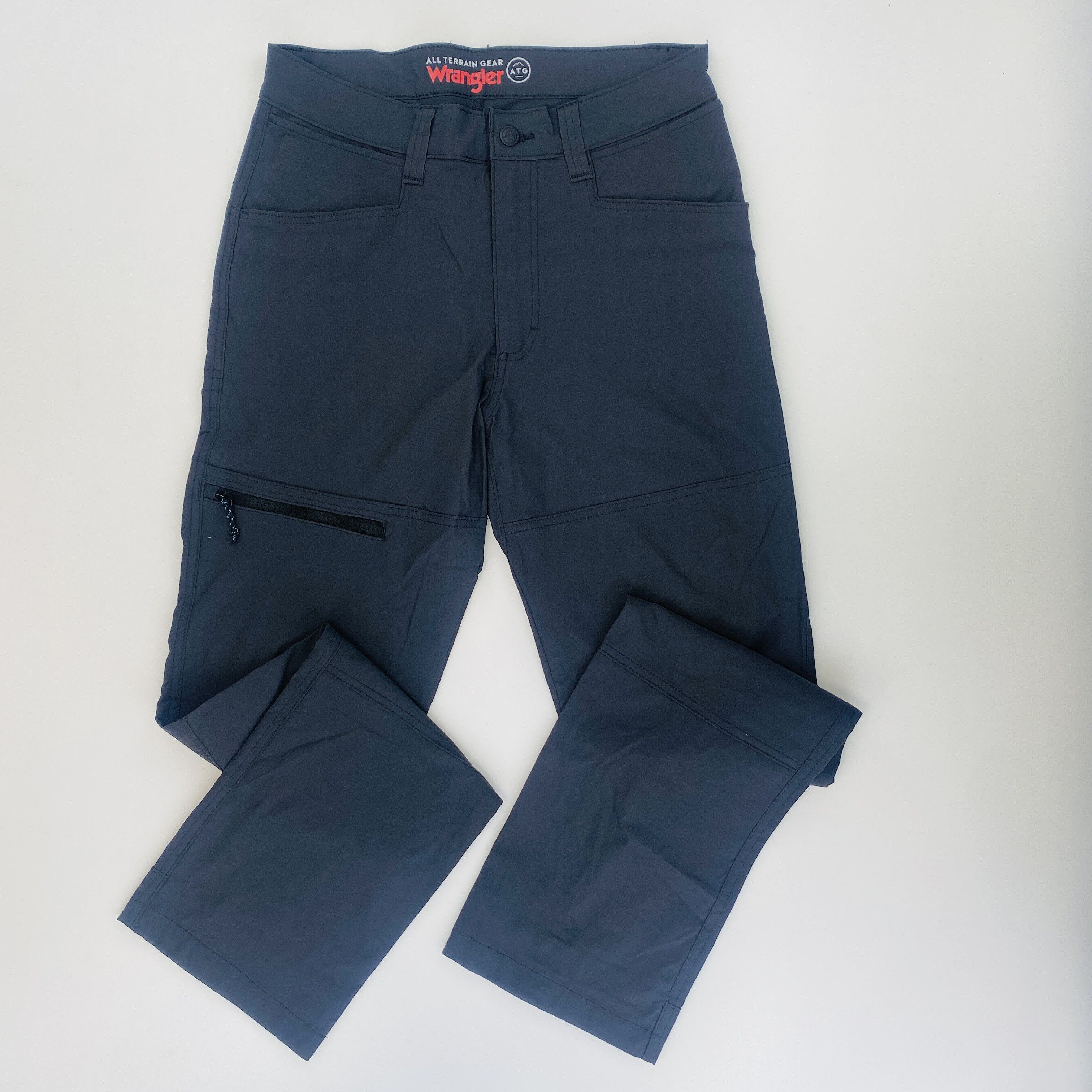Wrangler Sustainable Zip Pkt - Second Hand Spodnie turystyczne męskie - Czarny - 46 | Hardloop