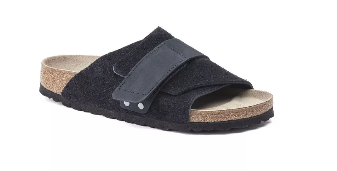 Birkenstock Kyoto Nubuck Suede Leather - Sandalen | Hardloop