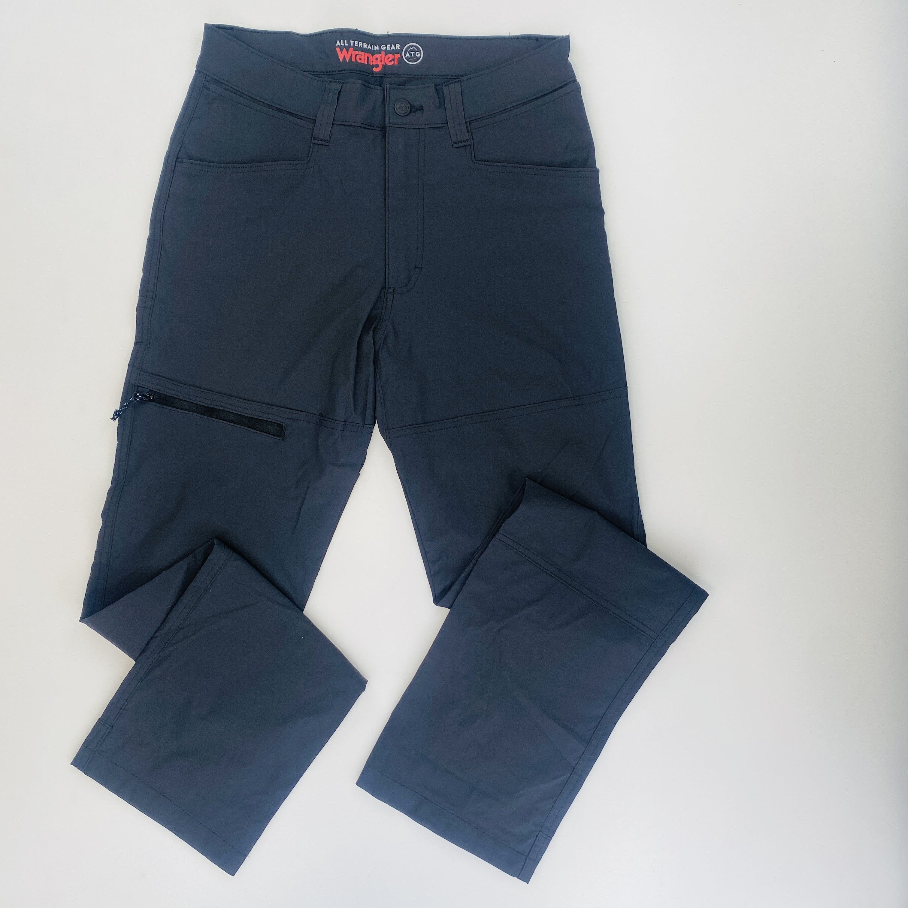 Wrangler Sustainable Zip Pkt - Second Hand Spodnie turystyczne męskie - Czarny - 50 | Hardloop