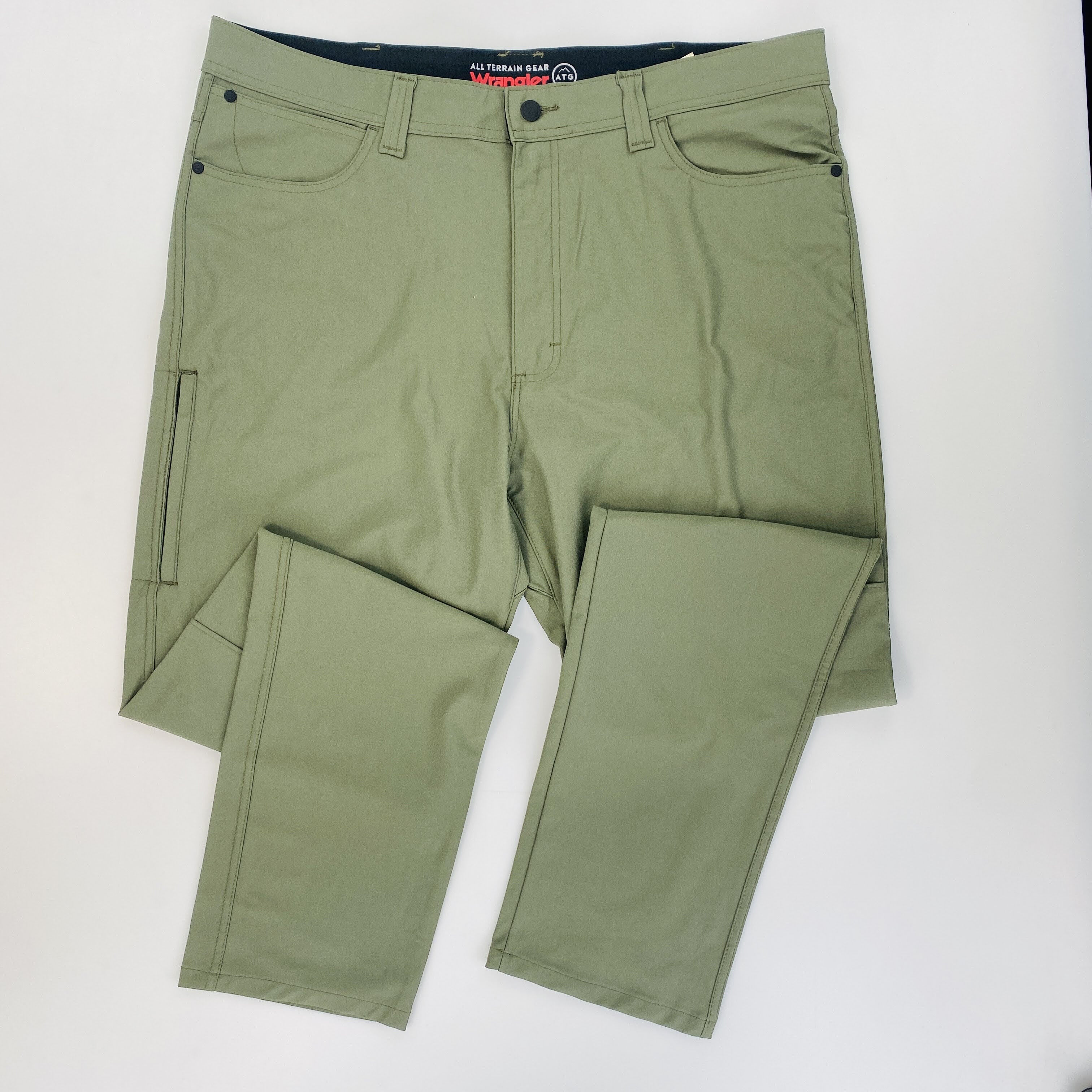 Wrangler Fwds 5 Pocket Pant - Second Hand Spodnie turystyczne męskie - Kaki - 52 | Hardloop
