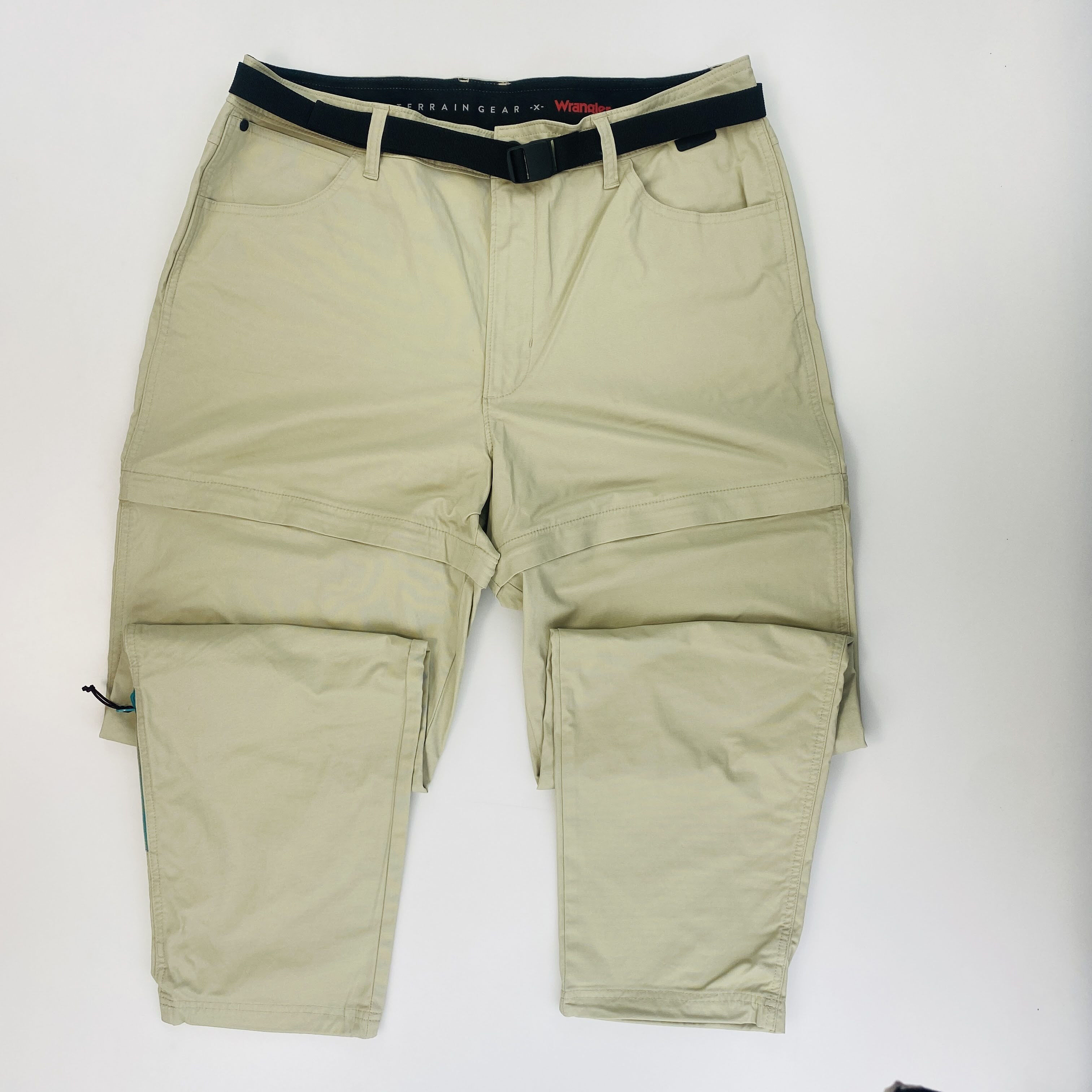 Wrangler Packable Zipoff Pant - Second Hand Spodnie turystyczne męskie - Beżowy - 44 | Hardloop