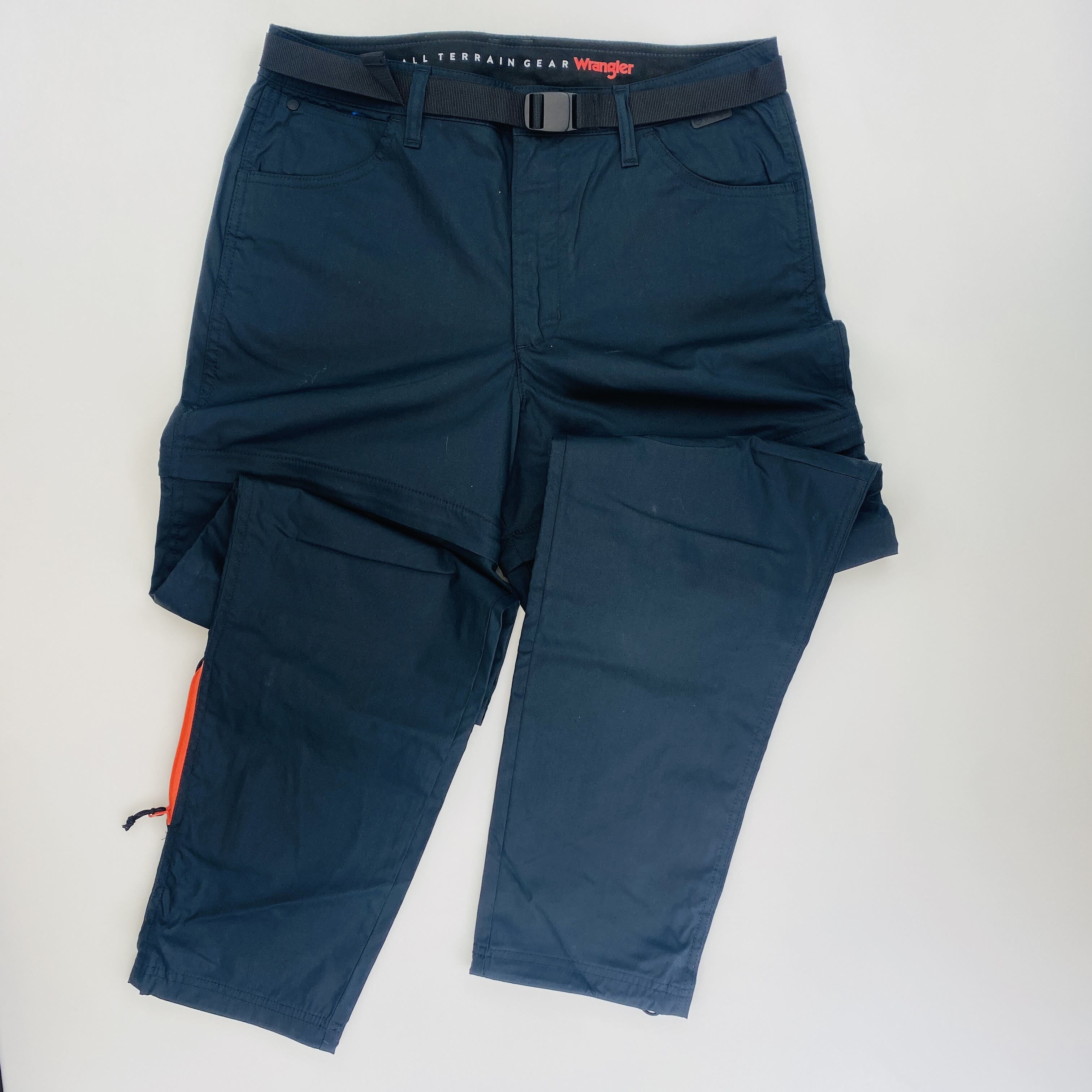 Wrangler Packable Zipoff Pant - Seconde main Pantalon randonnée homme - Noir - 42 | Hardloop