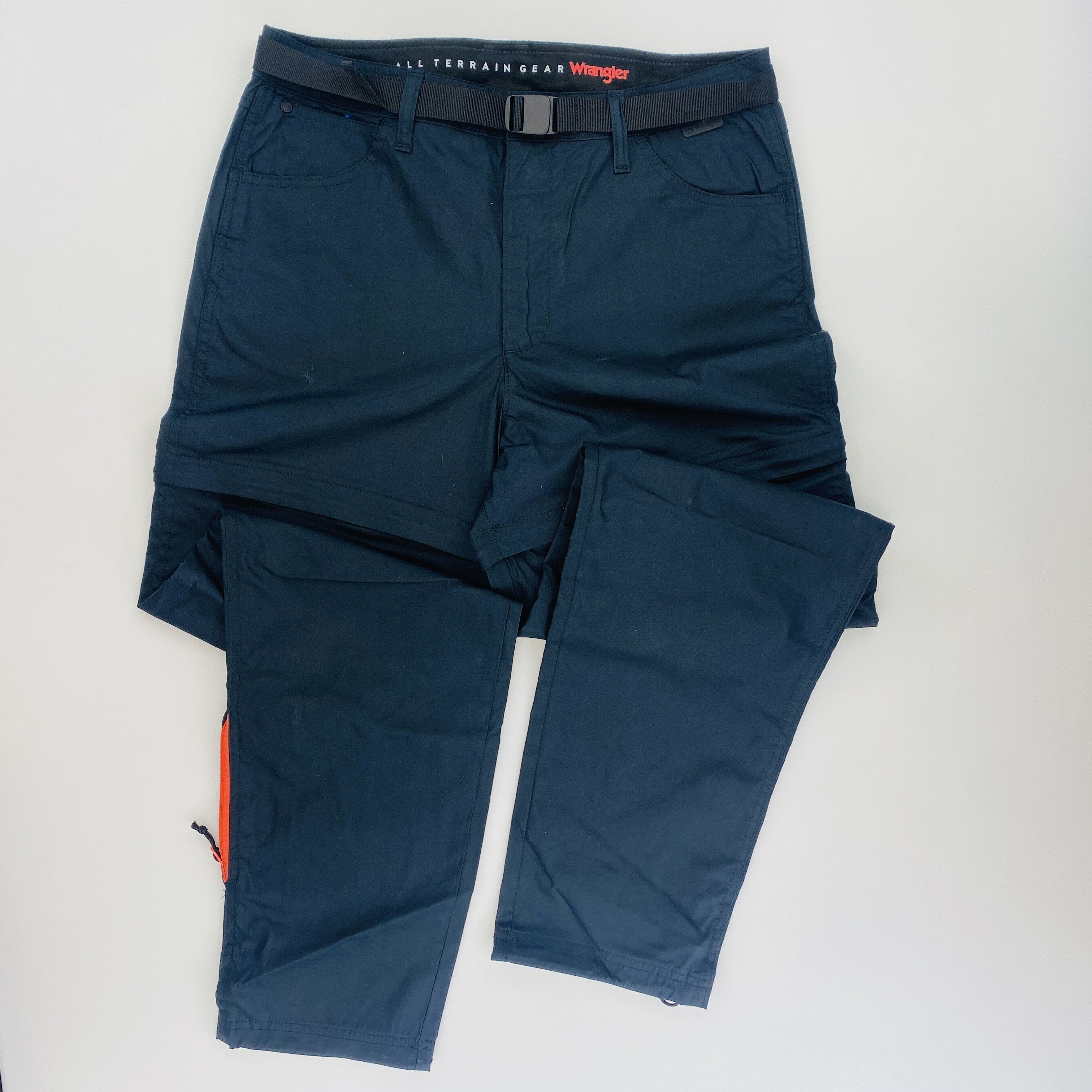 Wrangler Packable Zipoff Pant - Seconde main Pantalon randonnée homme - Noir - 42 | Hardloop