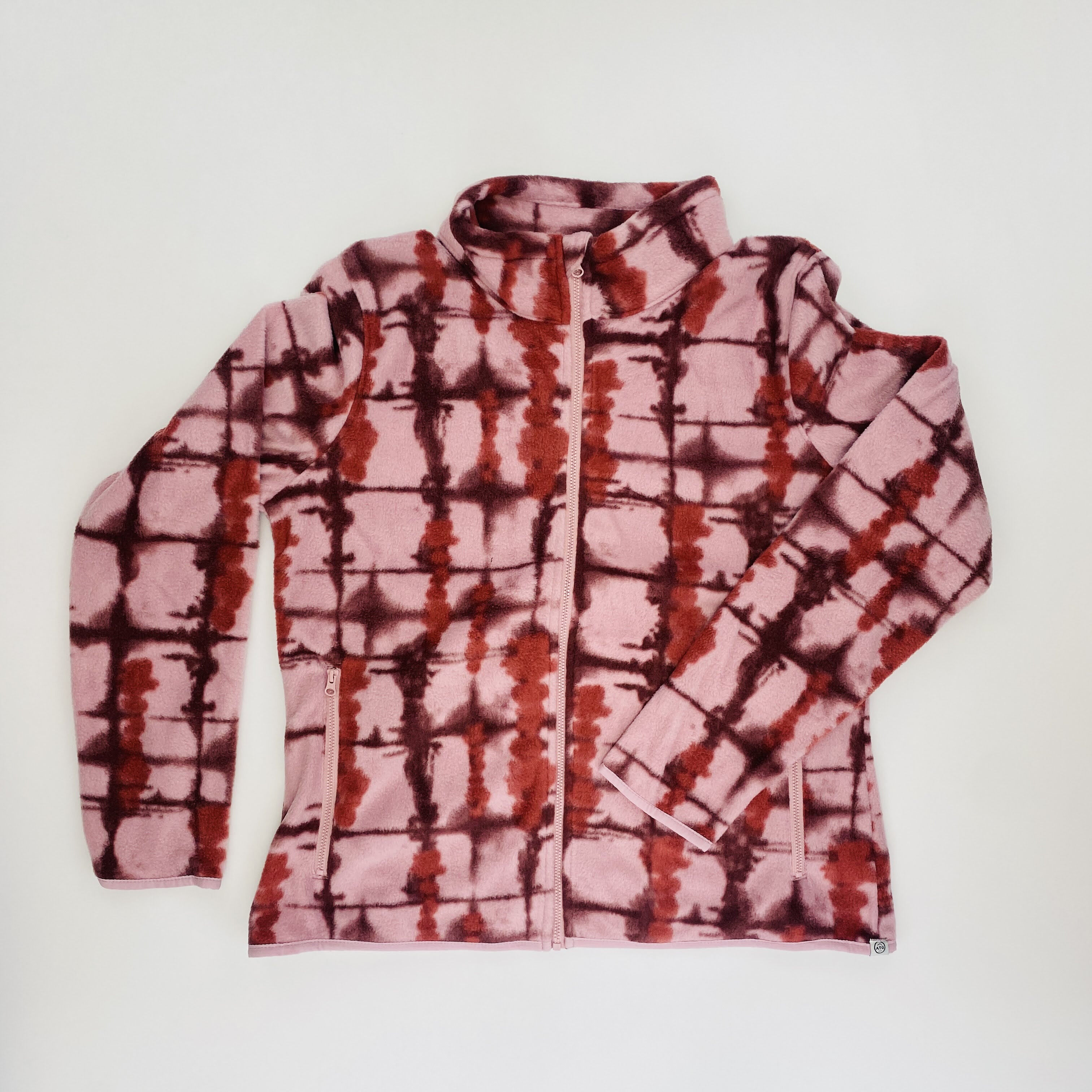 Wrangler Full Zip Fleece Jacket - Second Hand Bluza polarowa damska - Różowy - M | Hardloop