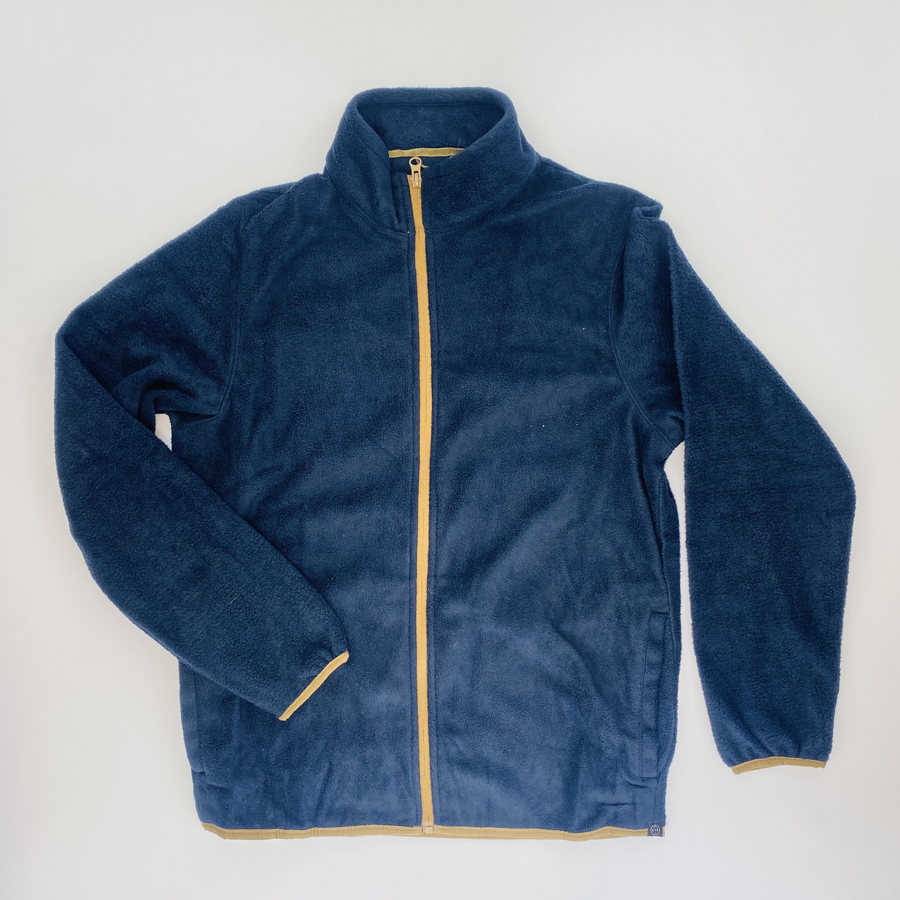 Wrangler Adams Fleece Full Zip - Second Hand Bluza polarowa damska - Niebieski - XL | Hardloop