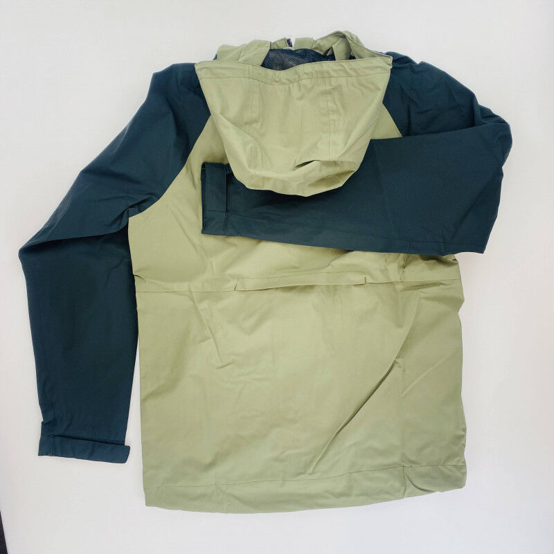 Wrangler Rain Jacket - Tweedehands Regenjas - Heren - Kaki - S | Hardloop