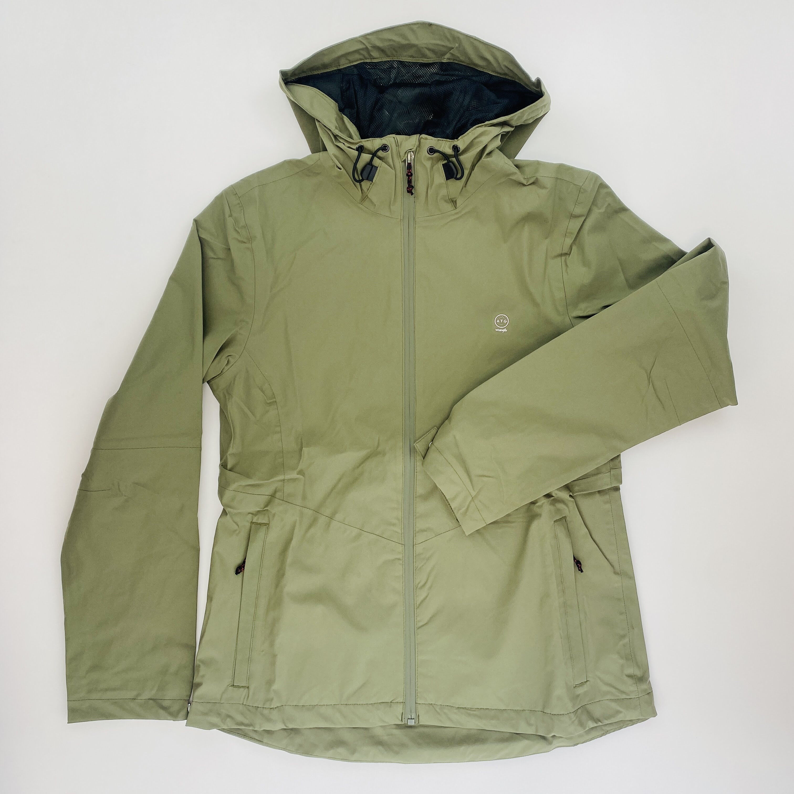 Wrangler Rain Jacket - Second Hand Waterproof jacket - Men's - Kaki - XL | Hardloop