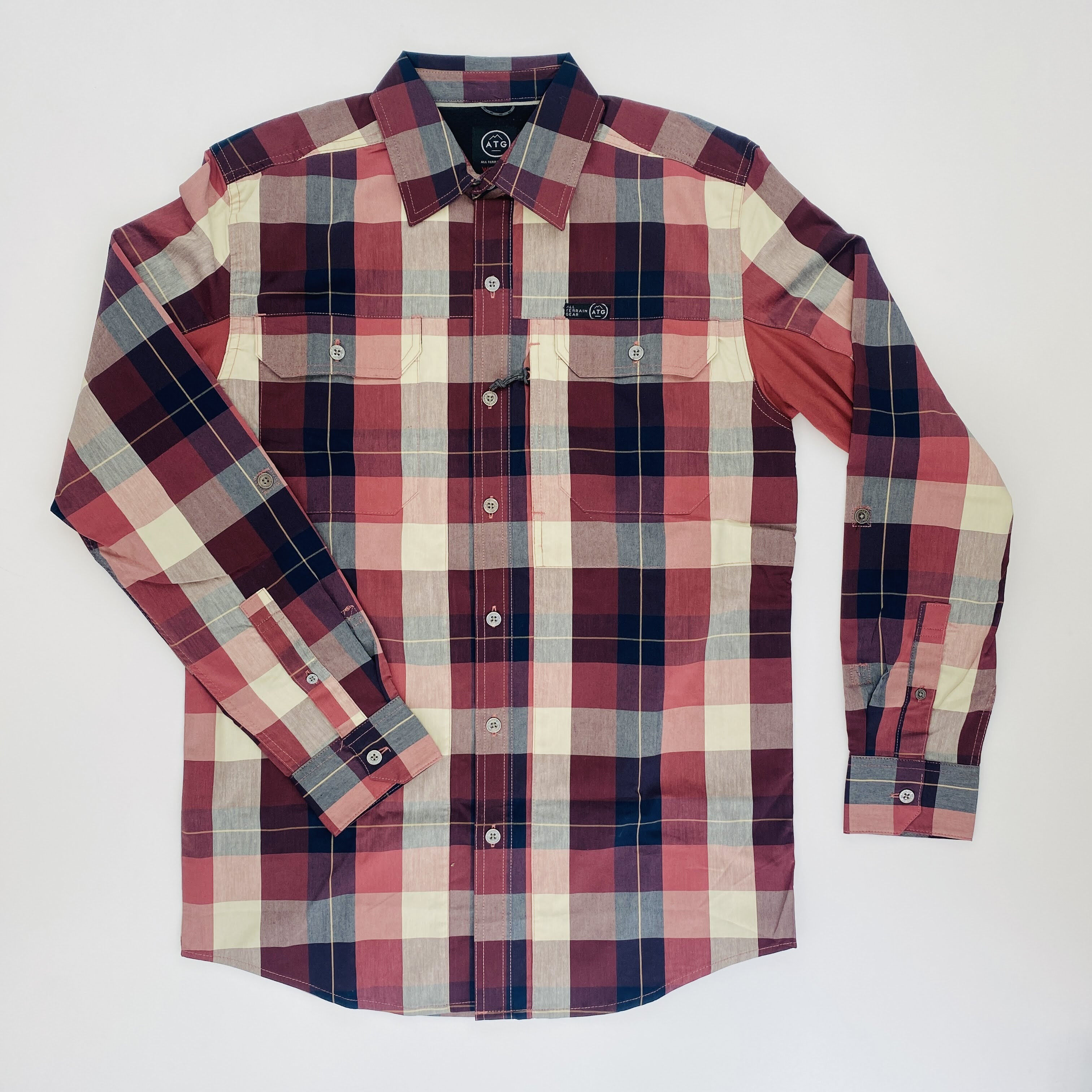 Wrangler Mixed Material Shirt - Pre-owned Skjorte - Herrer - Flerfarvet - XL | Hardloop