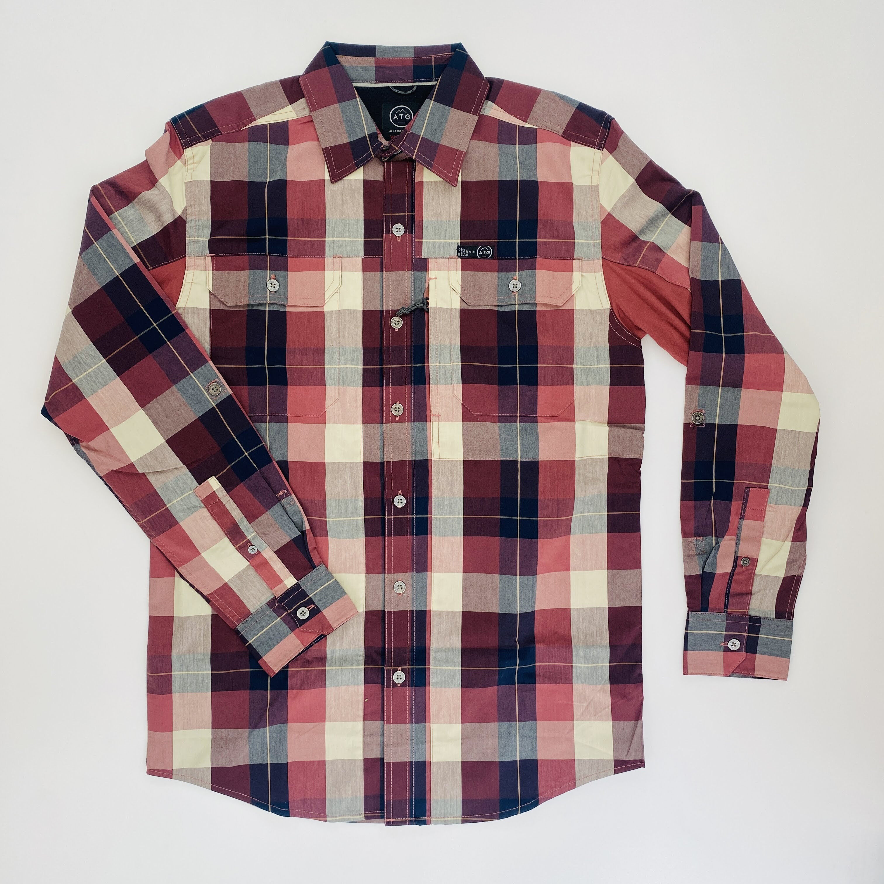 Wrangler Mixed Material Shirt - Pre-owned Skjorte - Herrer - Flerfarvet - S | Hardloop