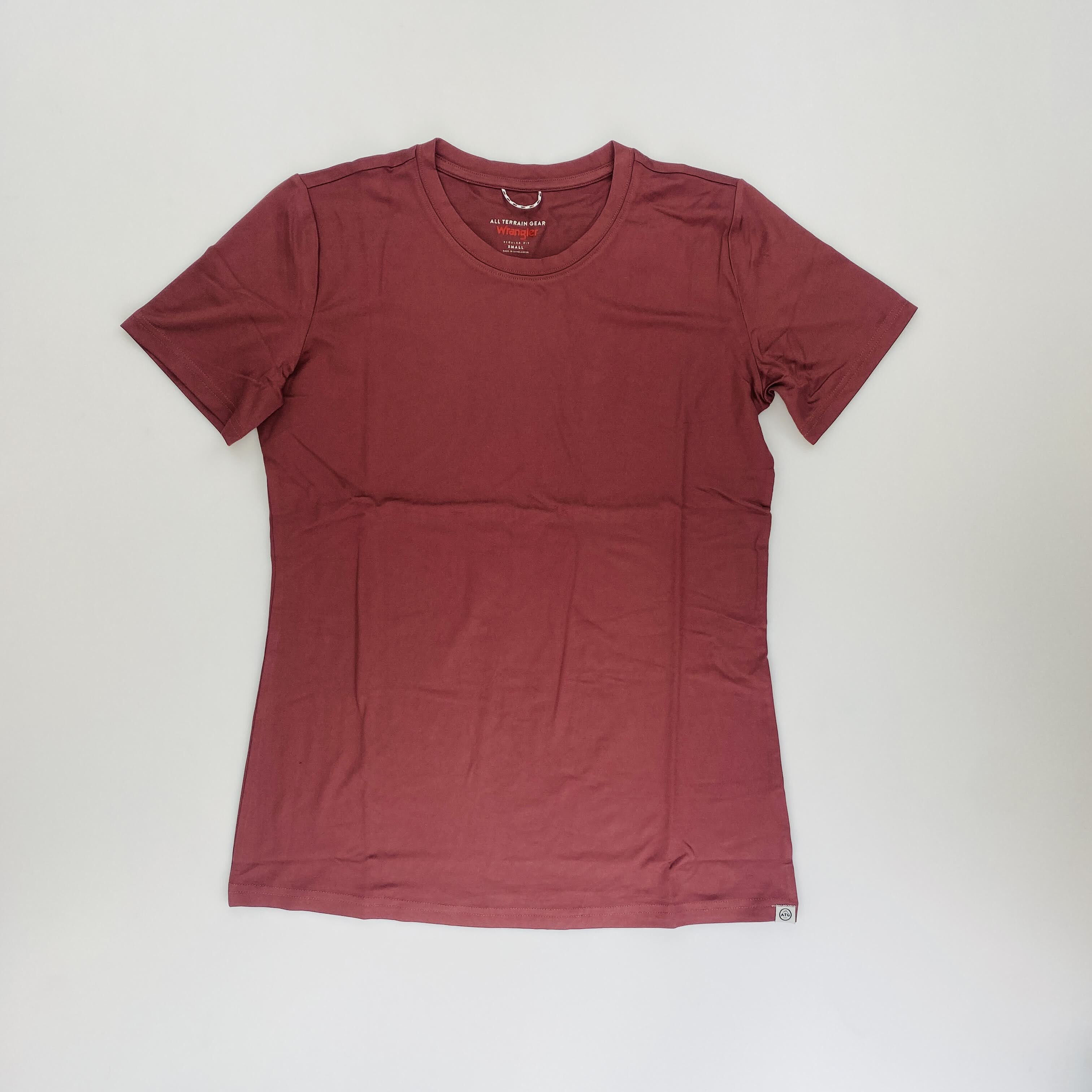 Wrangler Performance T Shirt - Second Hand T-shirt - Dam - Röd - S | Hardloop
