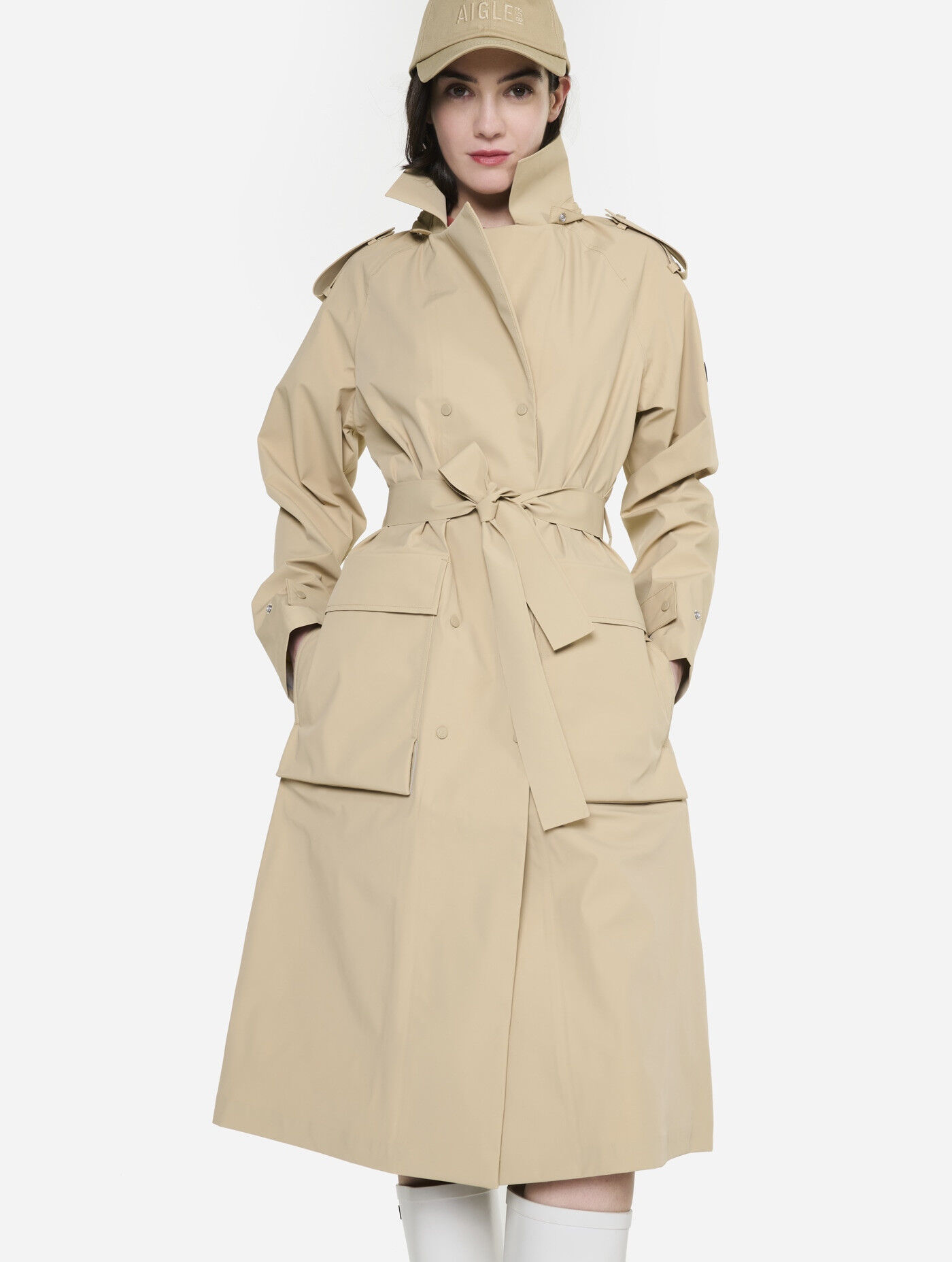 Aigle MTD® trench coat - Chaqueta impermeable - Mujer | Hardloop