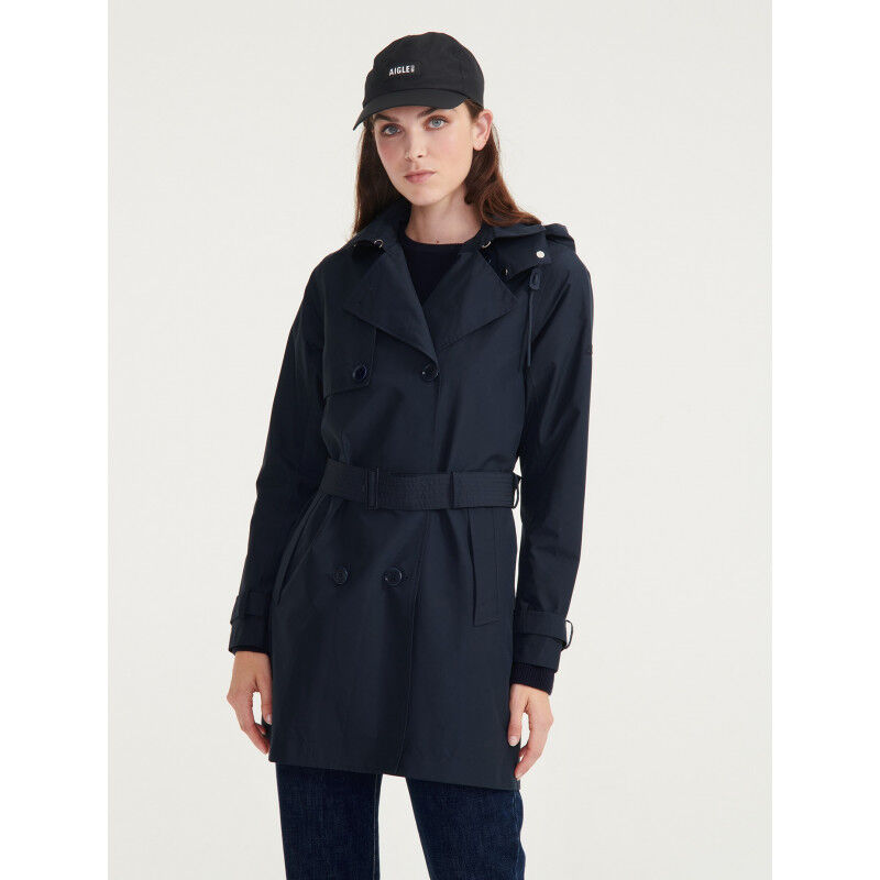 Trench court Gore-Tex® à capuche - Casaco impermeável mulher