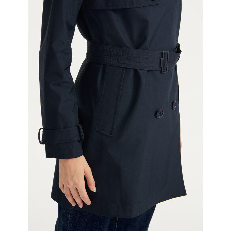Aigle Kurzer Gore-Tex® Trenchcoat mit Kapuze - Regenjacke - Damen | Hardloop