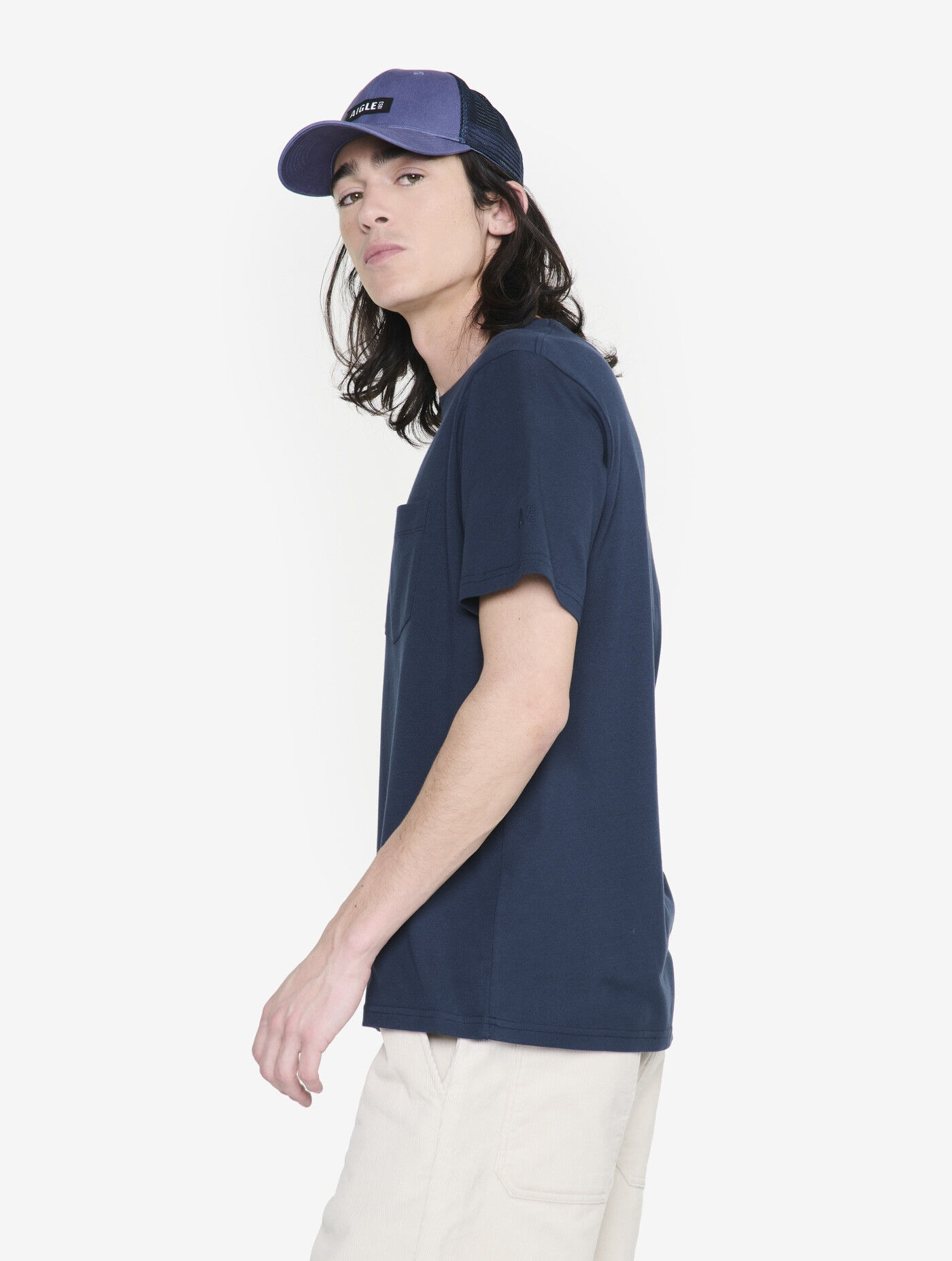 Aigle Tee-shirt col rond avec poche - T-shirt - Men's | Hardloop