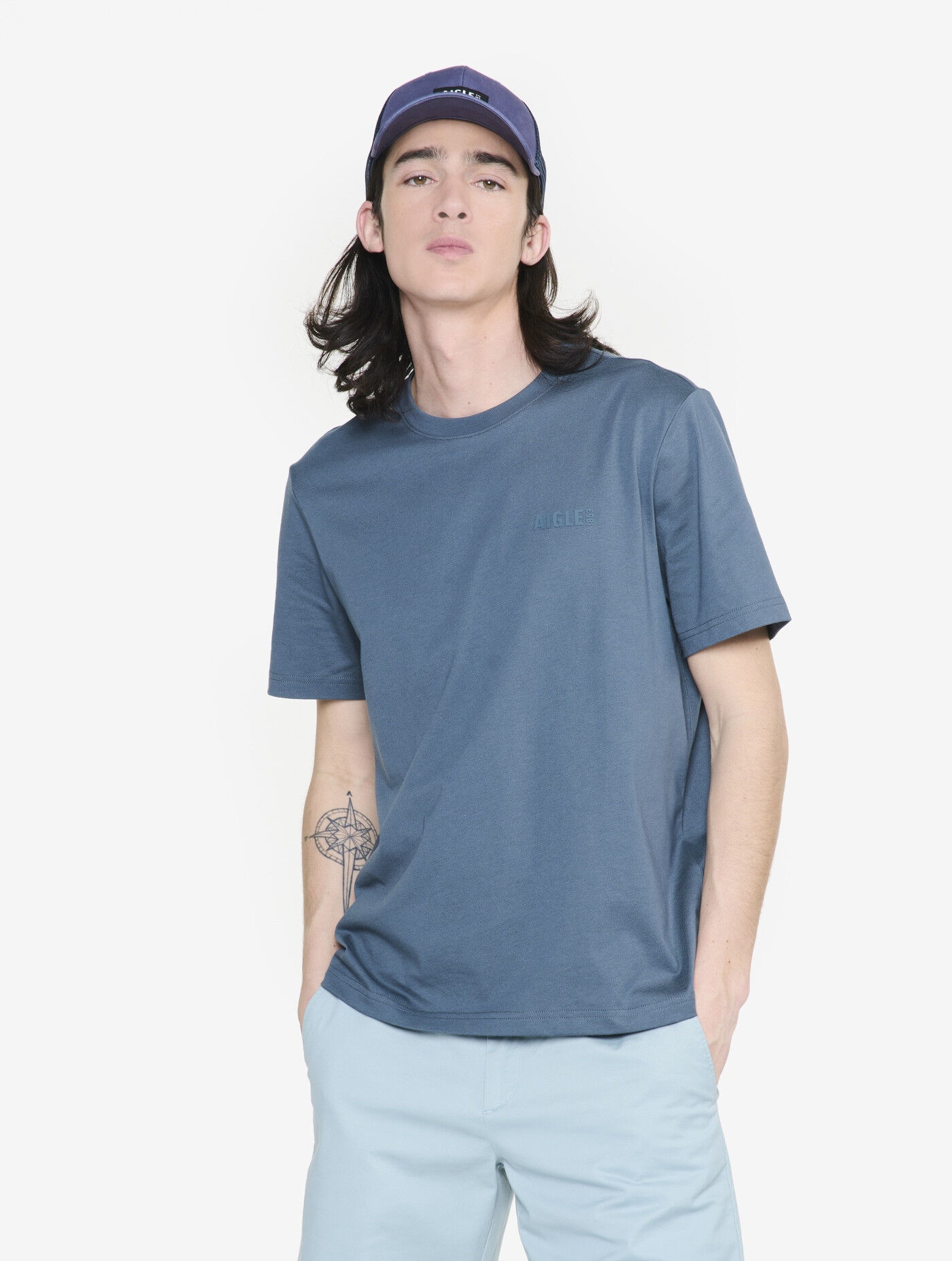 Aigle DFT®- und UV-C®-T-Shirt mit Rundhalsausschnitt - T-Shirt - Herren | Hardloop