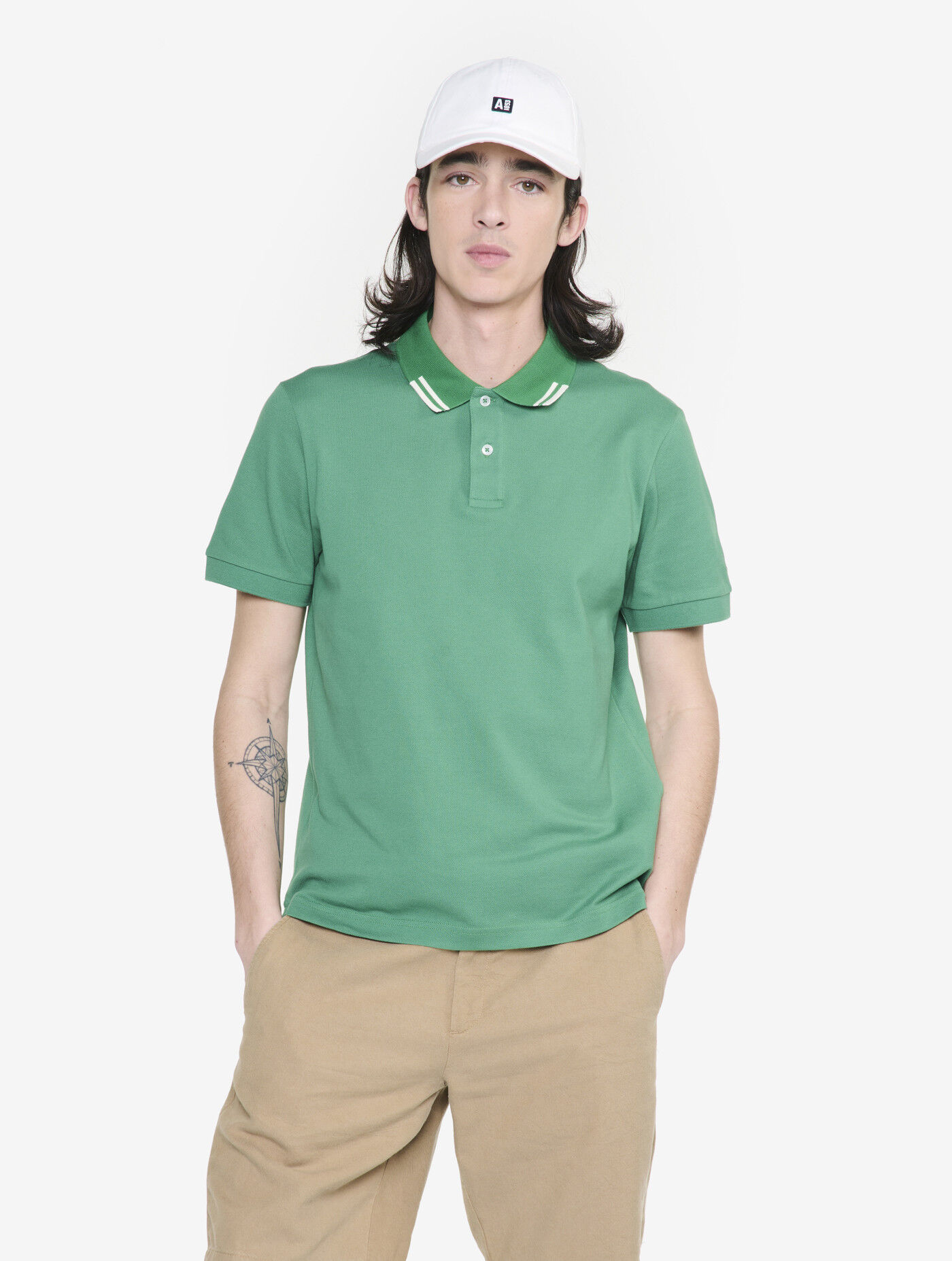 Aigle Poloshirt mit zwei Streifen - Polo-Shirt - Herren | Hardloop