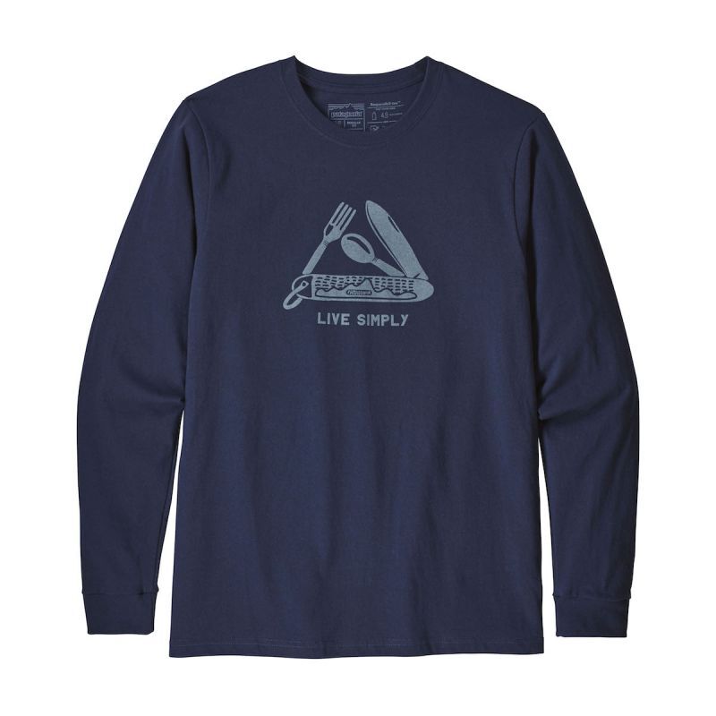 Patagonia - L/S Live Simply Pocketknife Responsibili-Tee - T-Shirt - Men's