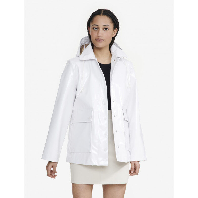 Ciré mi-long à capuche amovible - Casaco impermeável mulher