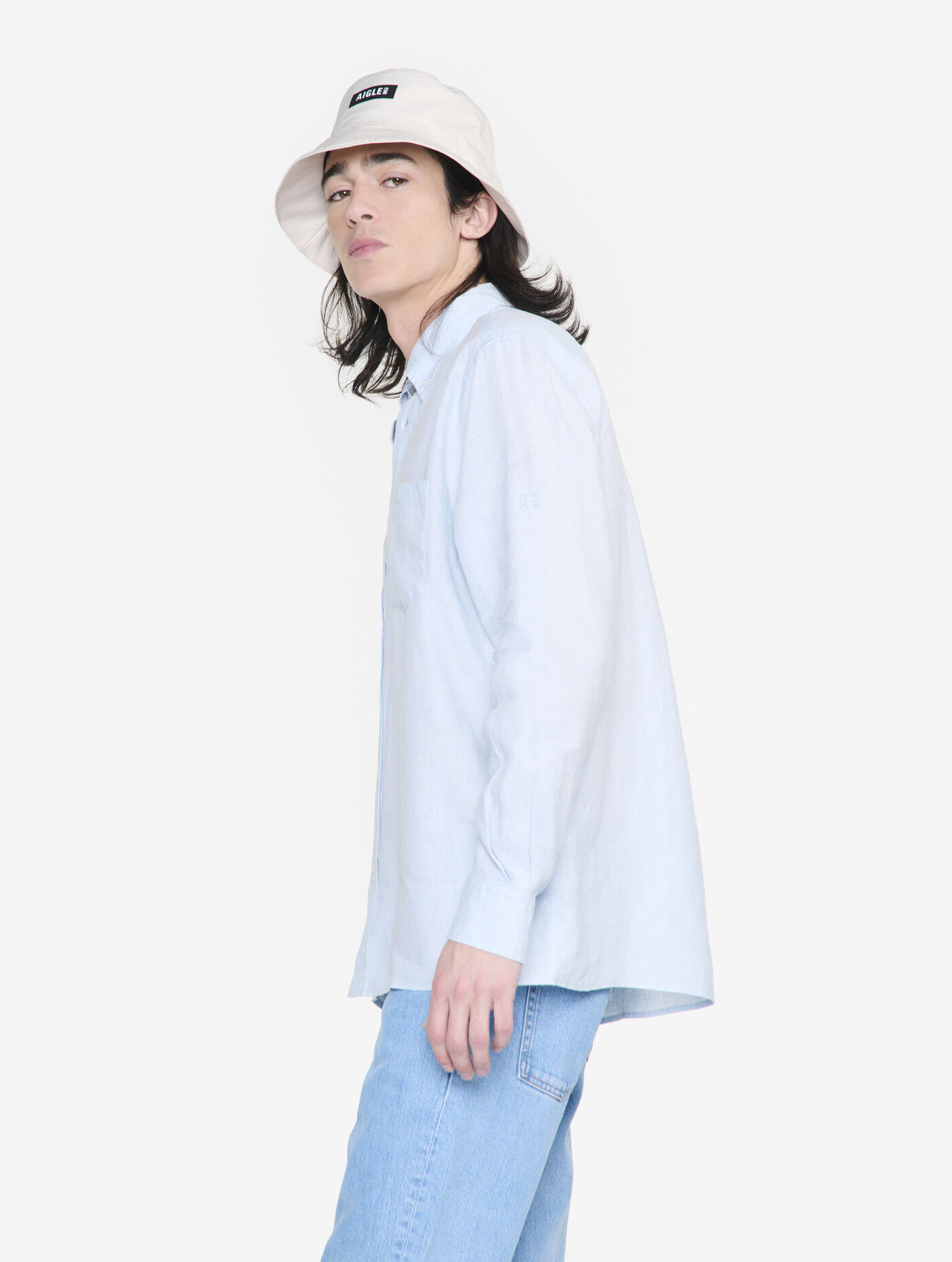 Aigle Long-sleeved linen shirt - Koszula meski | Hardloop