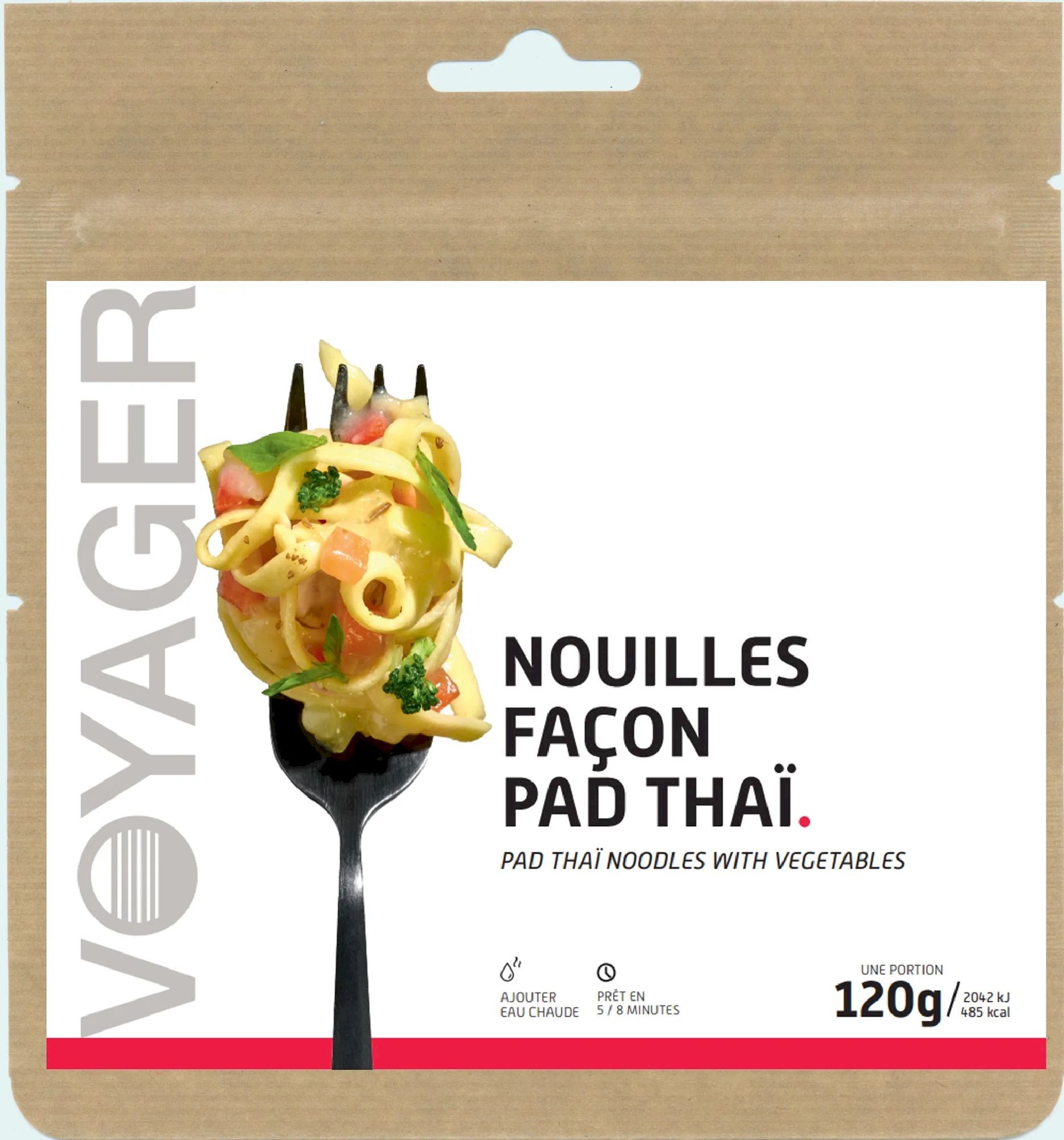 Voyager Nutrition Pad Thaï Noodles with Vegetables - Frysetørret mad | Hardloop