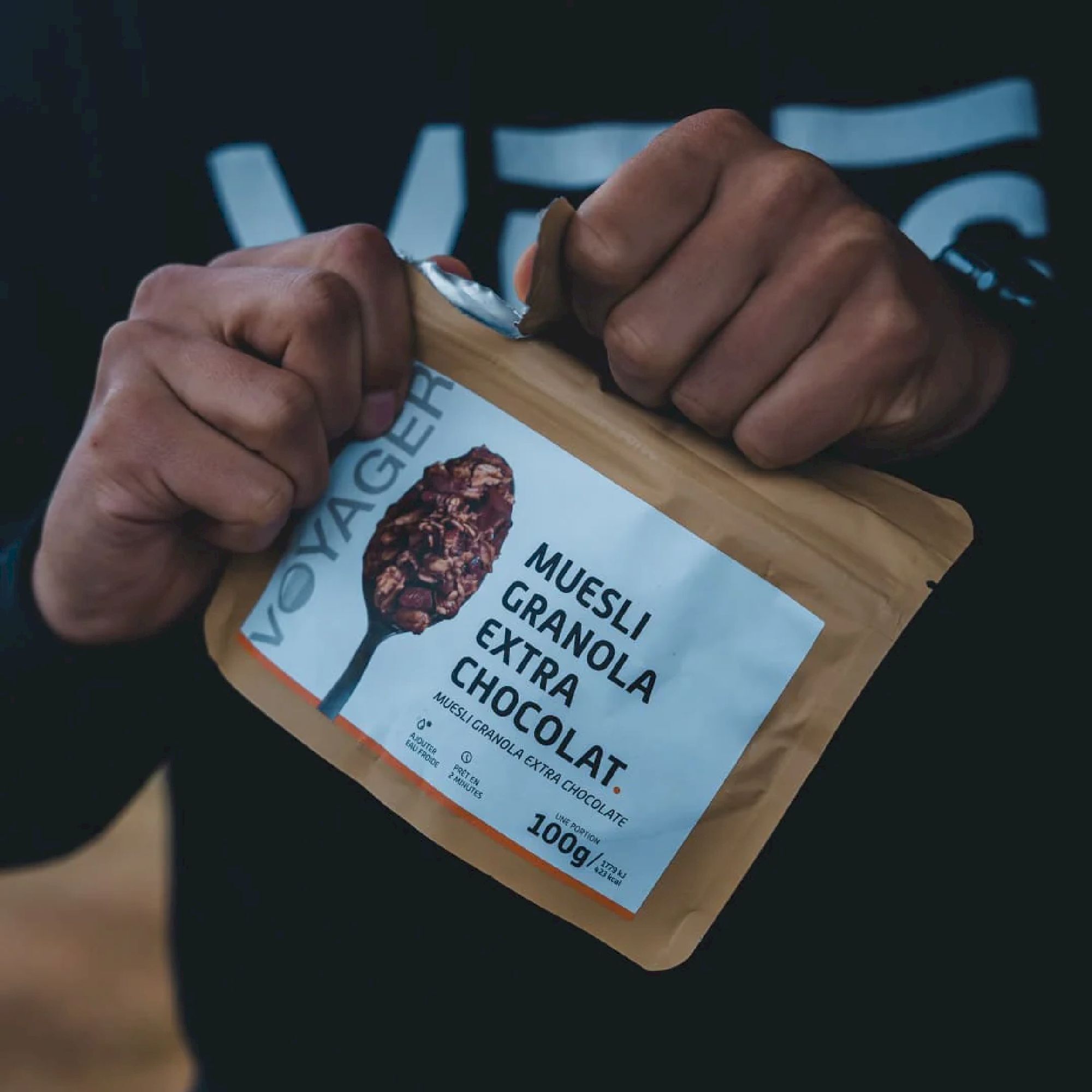 Voyager Nutrition Muesli Granola Extra Chocolate - Petit-déjeuner | Hardloop