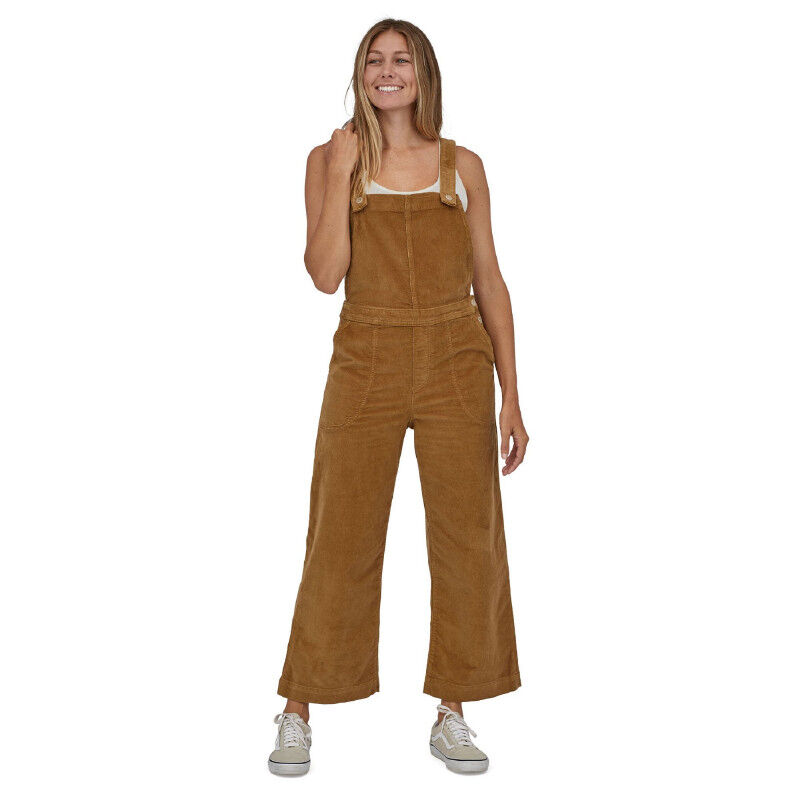 Patagonia Stand Up Cropped Corduroy Overalls - Dames tuinbroek | Hardloop