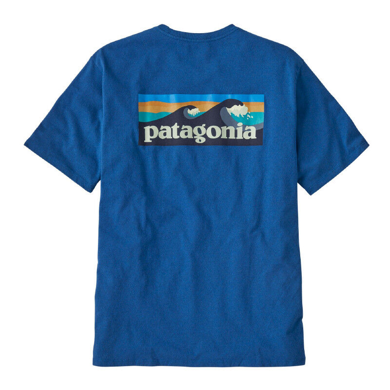 Patagonia Boardshort Logo Pocket Responsibili-Tee - T-shirt homme Endless Blue M