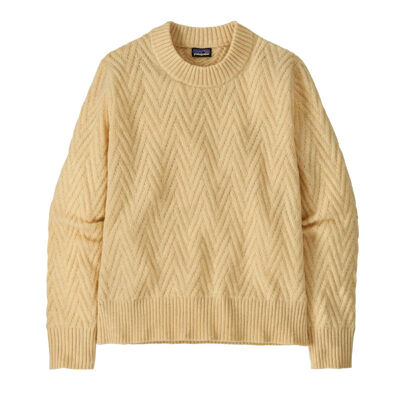 Recycled Wool Crewneck Sweater - Sweter damskie