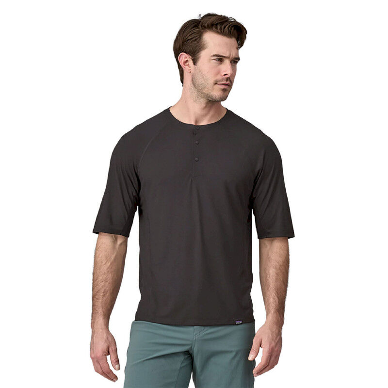 Patagonia Cap Cool Trail Bike Henley - T-shirt - Men's | Hardloop