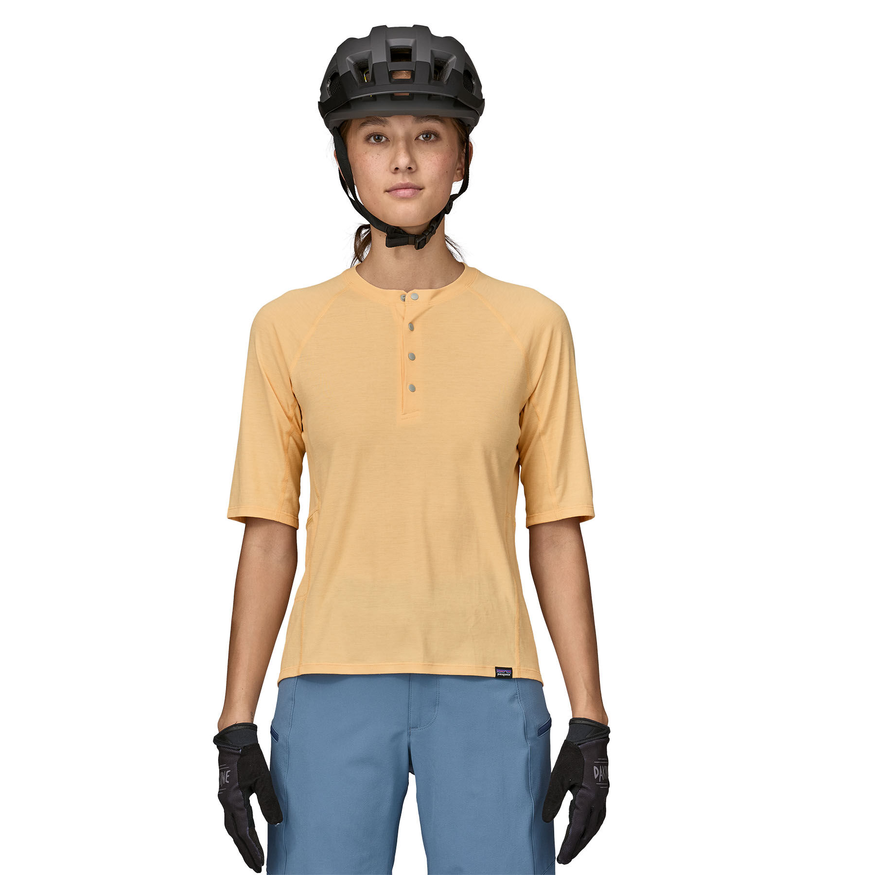 Patagonia Cap Cool Trail Bike Henley - T-shirt - Dam | Hardloop