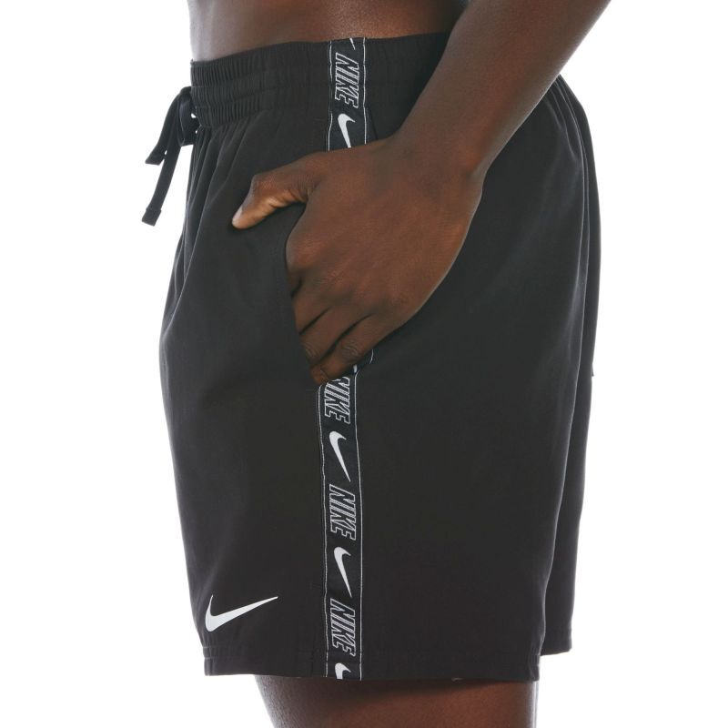 Nike Logo Tape Lap 5" Volley Short - Boardshorts - Miehet | Hardloop
