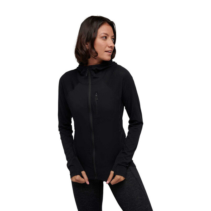 Black Diamond Coefficient LT Hybrid Hoody - Dámská fleesová mikina | Hardloop