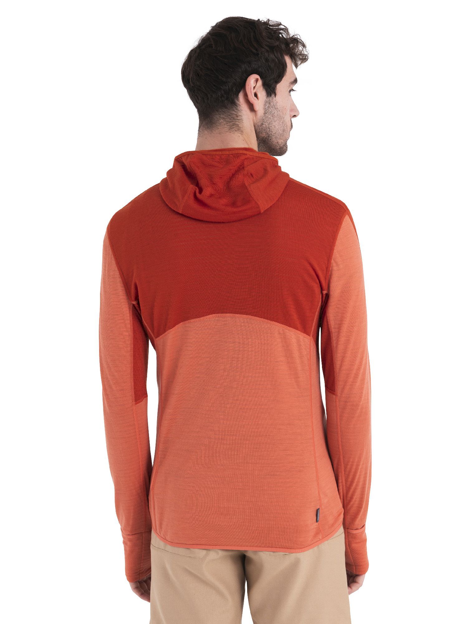 Icebreaker Merino 200 RealFleece Descender LS Zip Hoodie - Polar z wełny Merino® męski | Hardloop