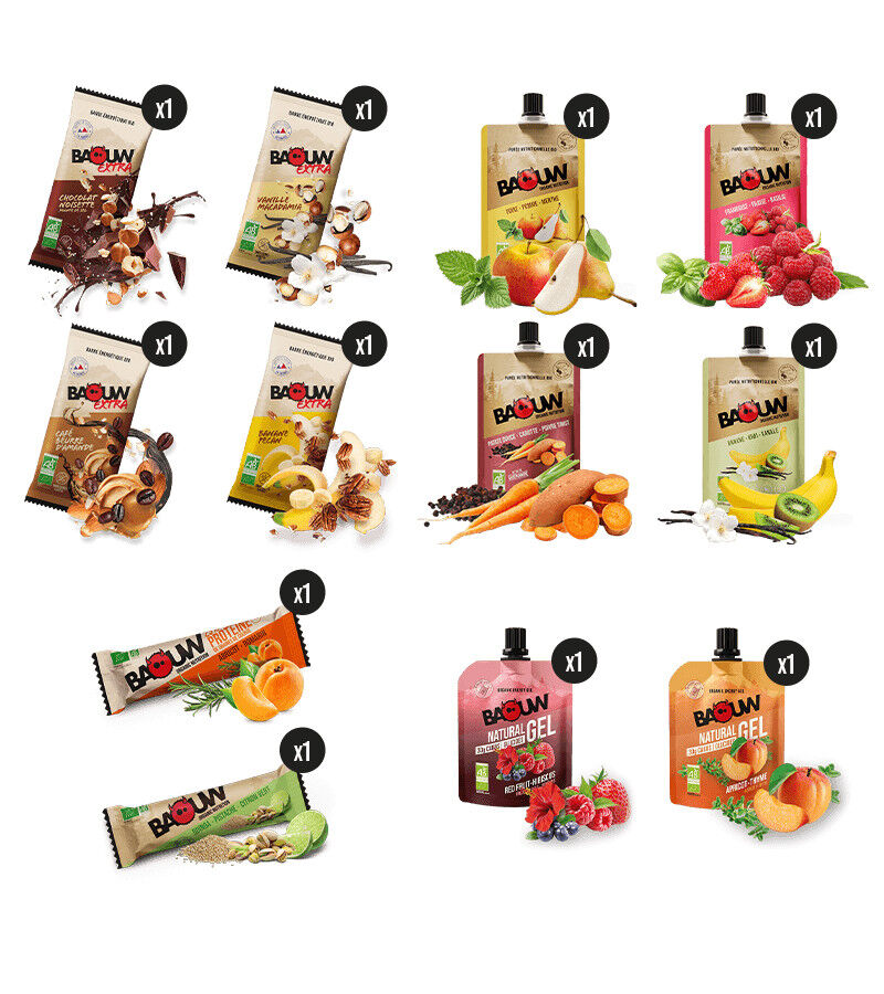 Baouw Coffret Expérience - Paquete Nutrición Deportiva | Hardloop