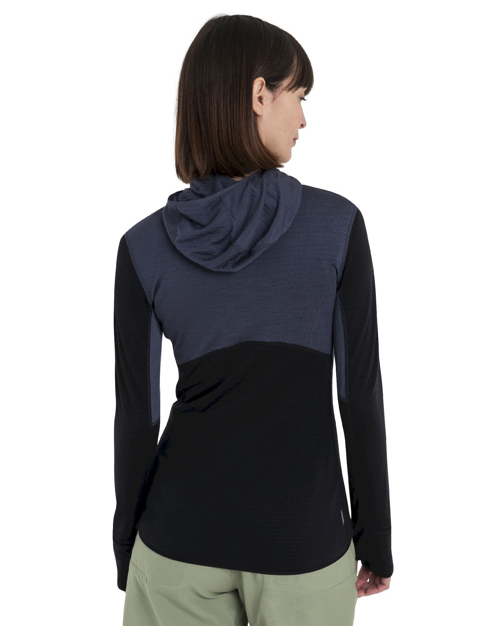 Icebreaker Merino 200 RealFleece Descender LS Zip Hoodie - Polar z wełny Merino® damski | Hardloop
