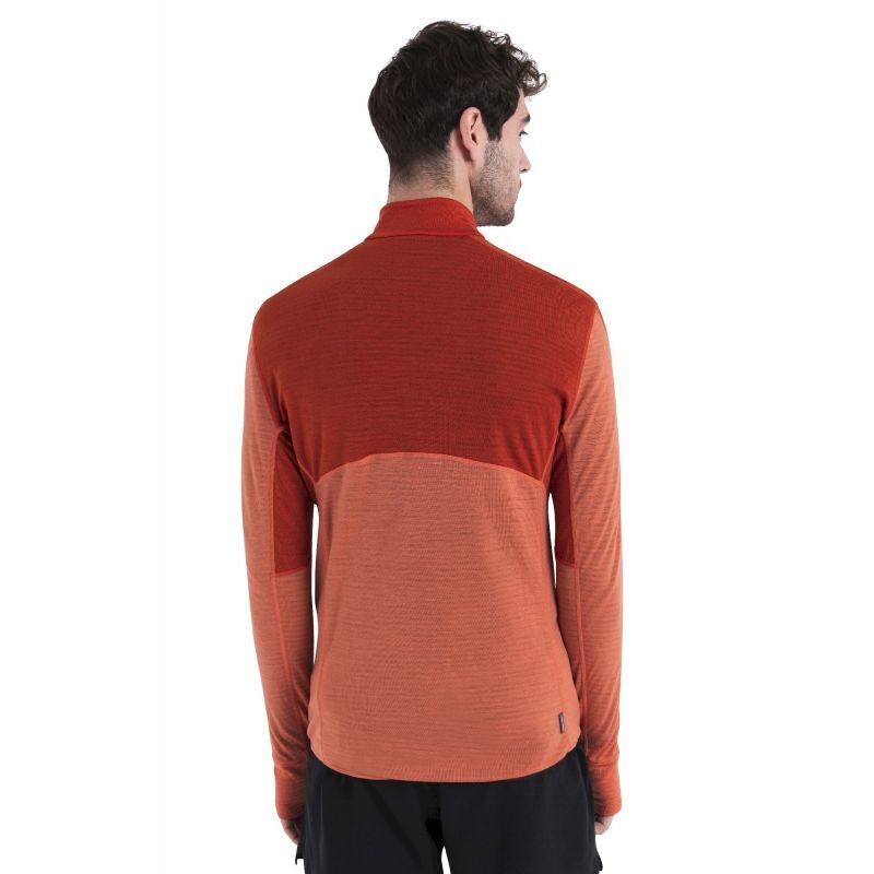 Icebreaker Merino 200 RealFleece Descender LS Half Zip - Merino Fleecejakke - Herrer | Hardloop