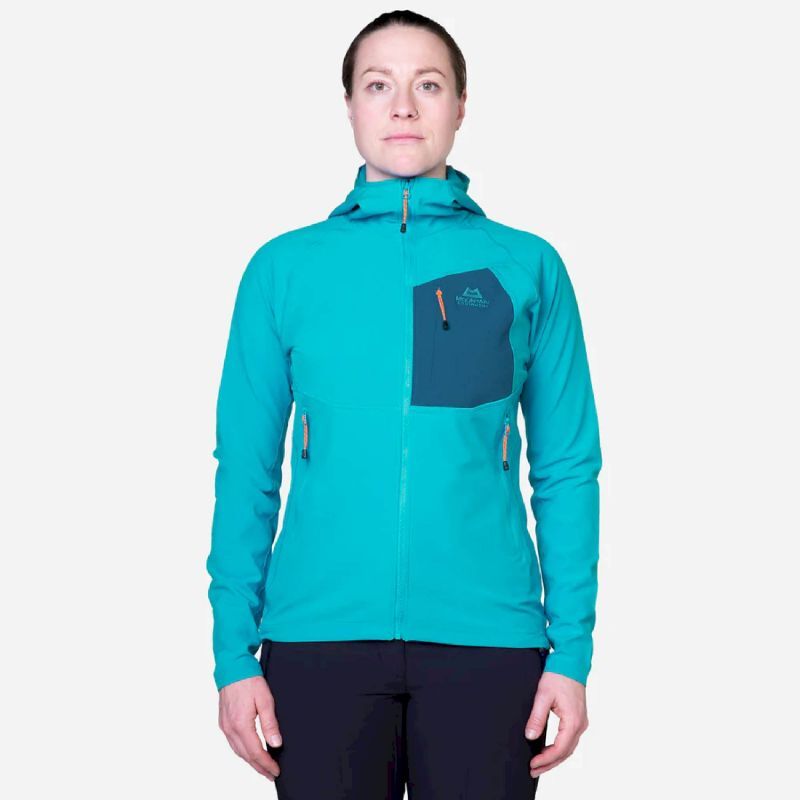 Mountain Equipment Arrow Hooded Jacket - Softshelljacka - Dam | Hardloop