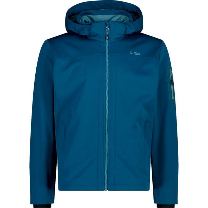 Light Softshell Jacket With Detachable Hood - Softshelljacka - Herr