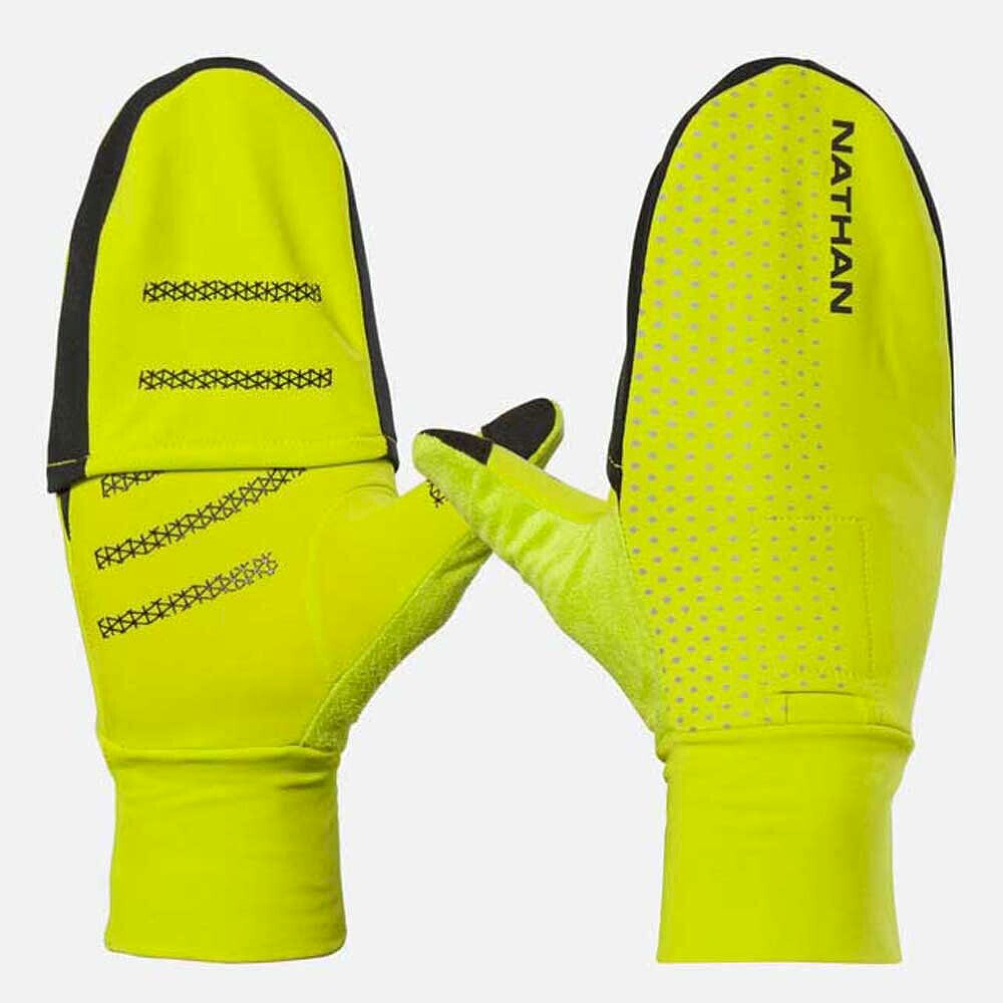 Nathan HyperNight Reflective Convertible Mitt - Běžecké rukavice | Hardloop