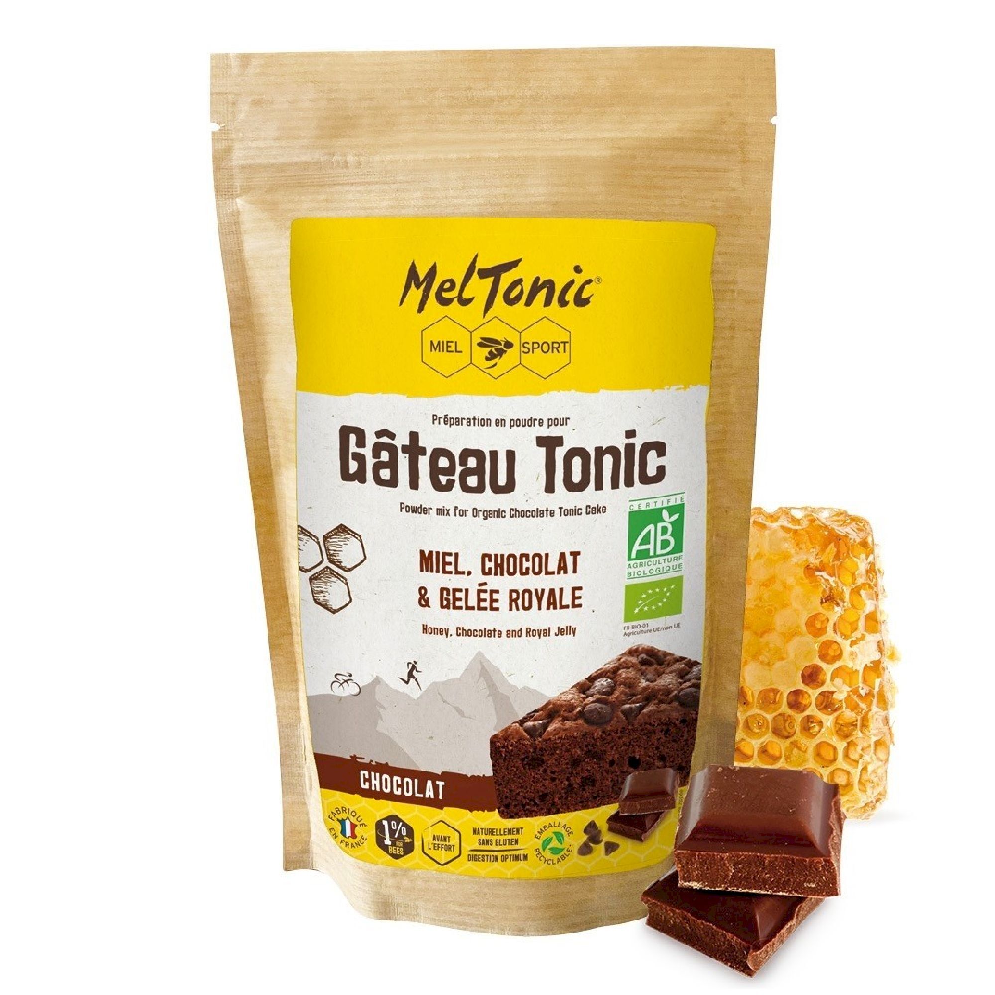 Meltonic Gâteau Tonic Chocolat Bio - Dezert | Hardloop
