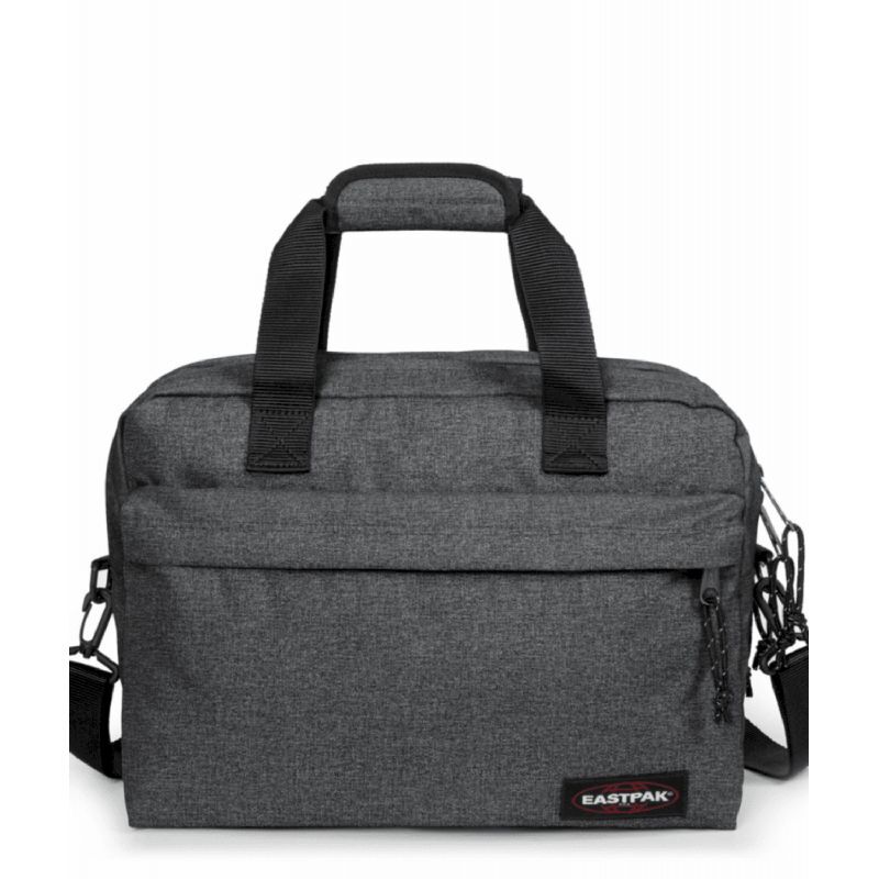 Sac à Main Vintage EASTPAK En Toile Et Cuir – Couleur Prune – Bandoulière Pratique – Occasion En Bon état