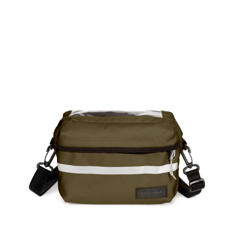 EASTPAK Aman 4 Bike Lenkertasche | 4 Liter Volumen, 22x16x9 Cm | Aus 100% Polyester, Mit Reflektierendem Band & Verstellbarem Gurt